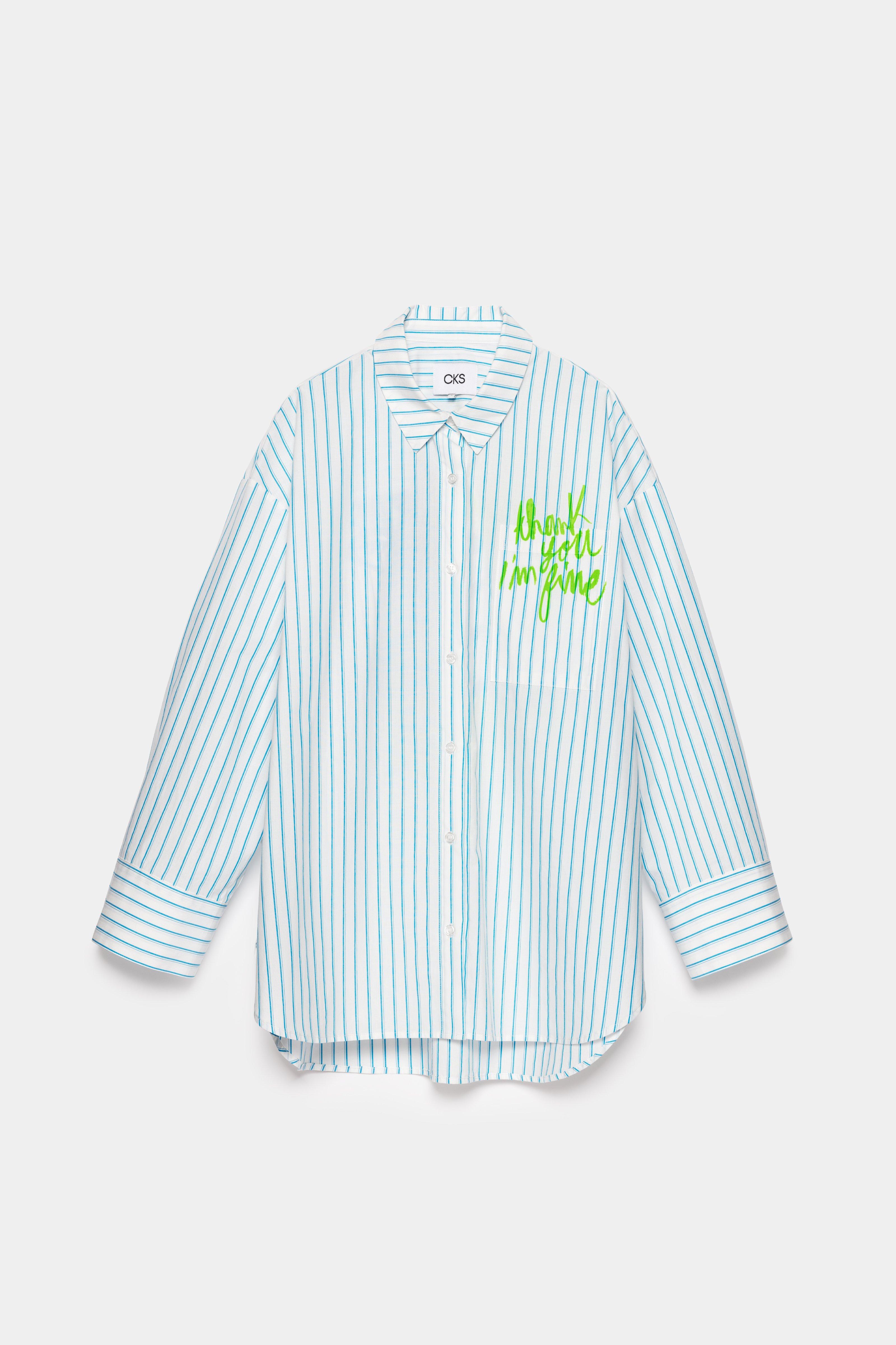 CKS - SURPRISED - Bluse Lange Ärmel - Hellblau