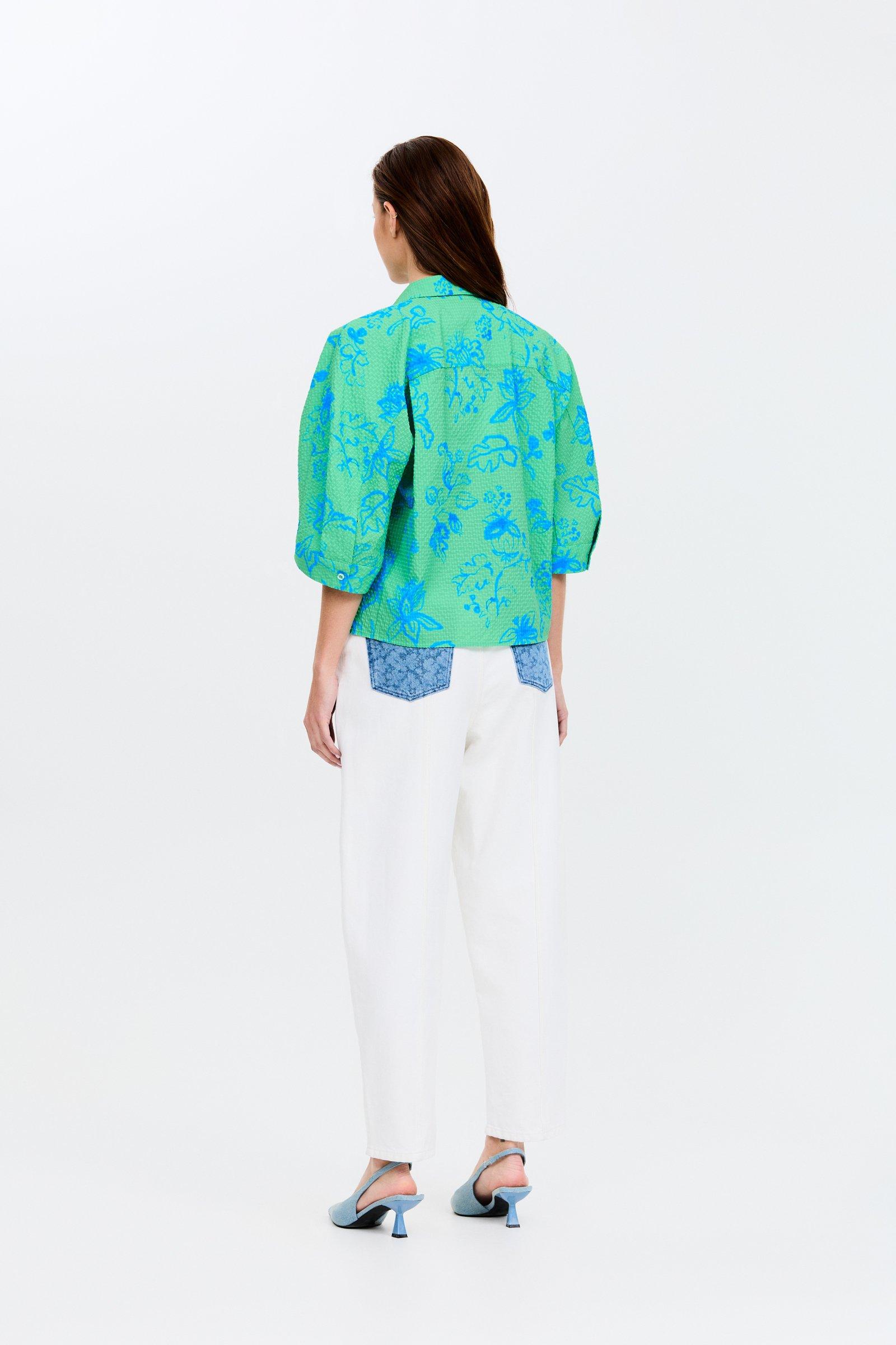 CKS - SALTY - blouse korte mouwen - lichtgroen
