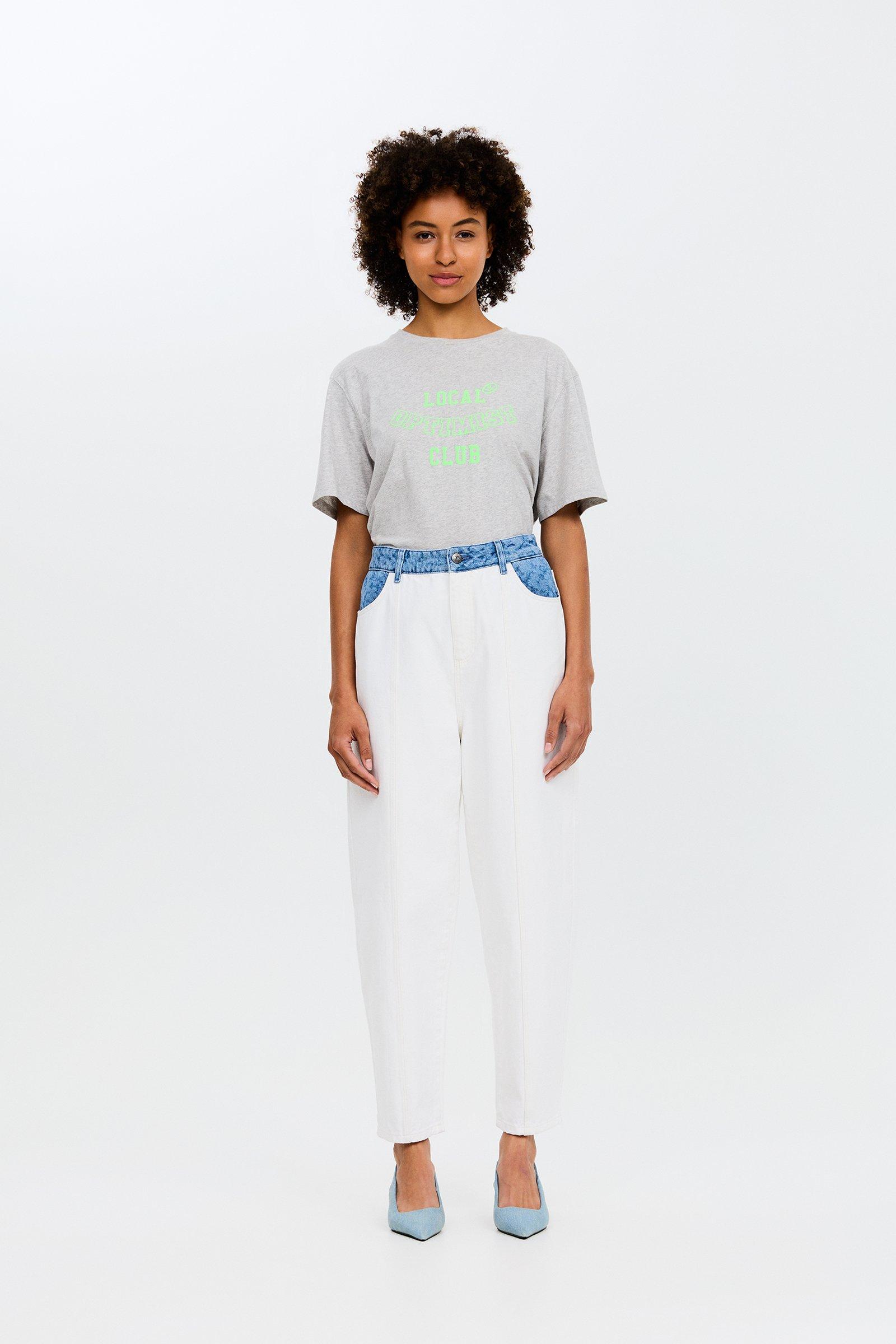 CKS - TONYFELL - pantalon à la cheville - blanc