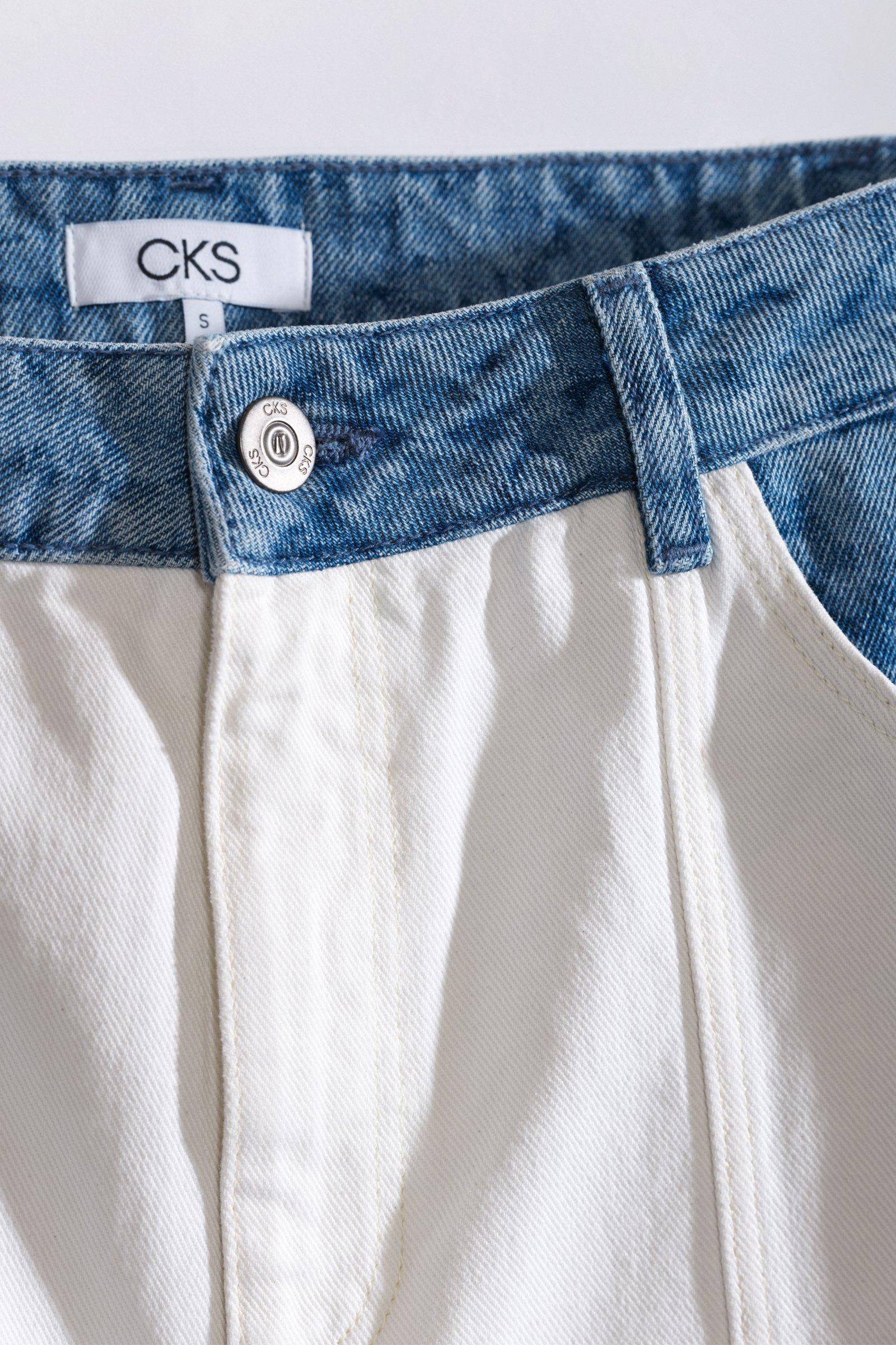 CKS - TONYFELL - pantalon à la cheville - blanc