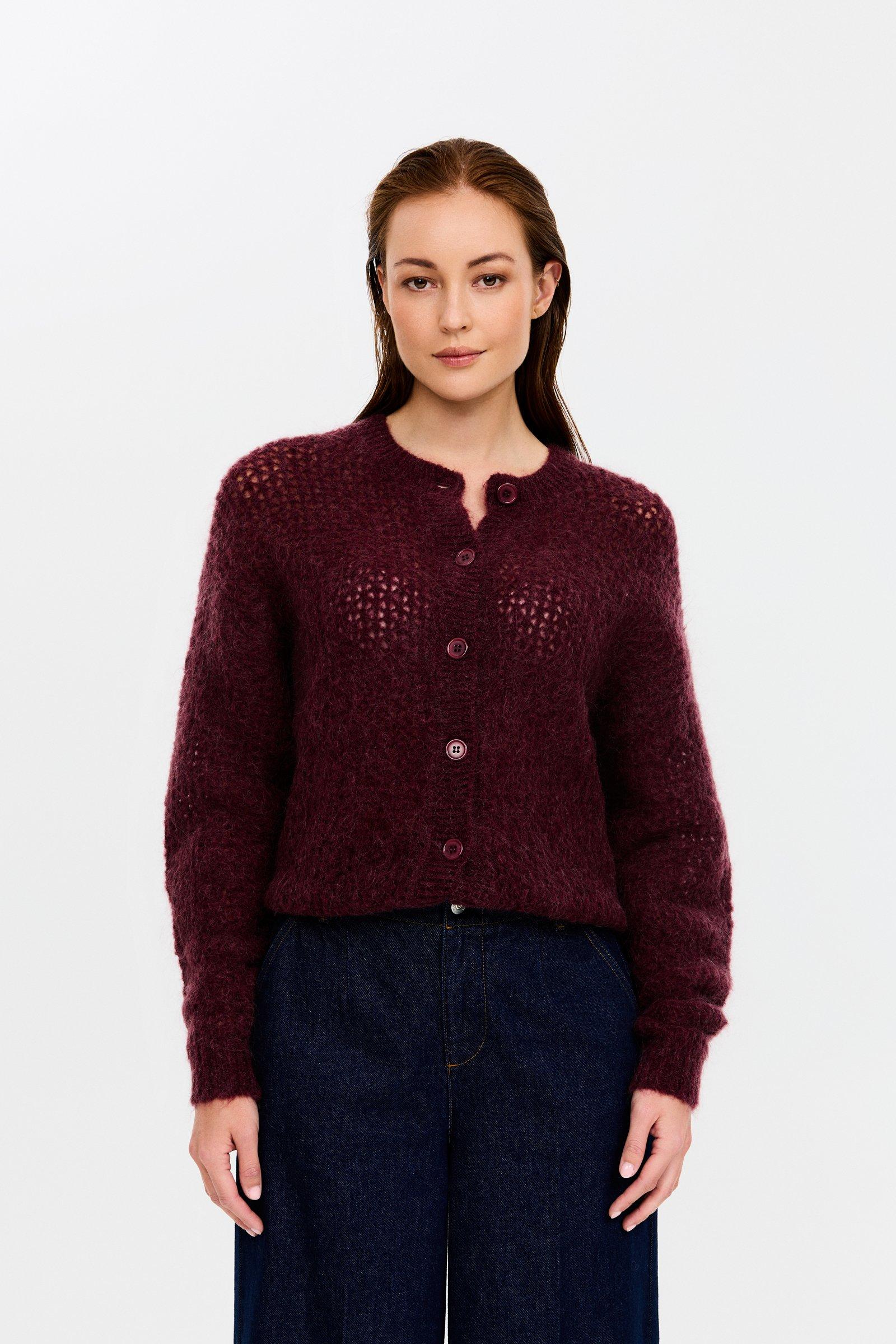 CKS - CARDIDROP - cardigan - paars