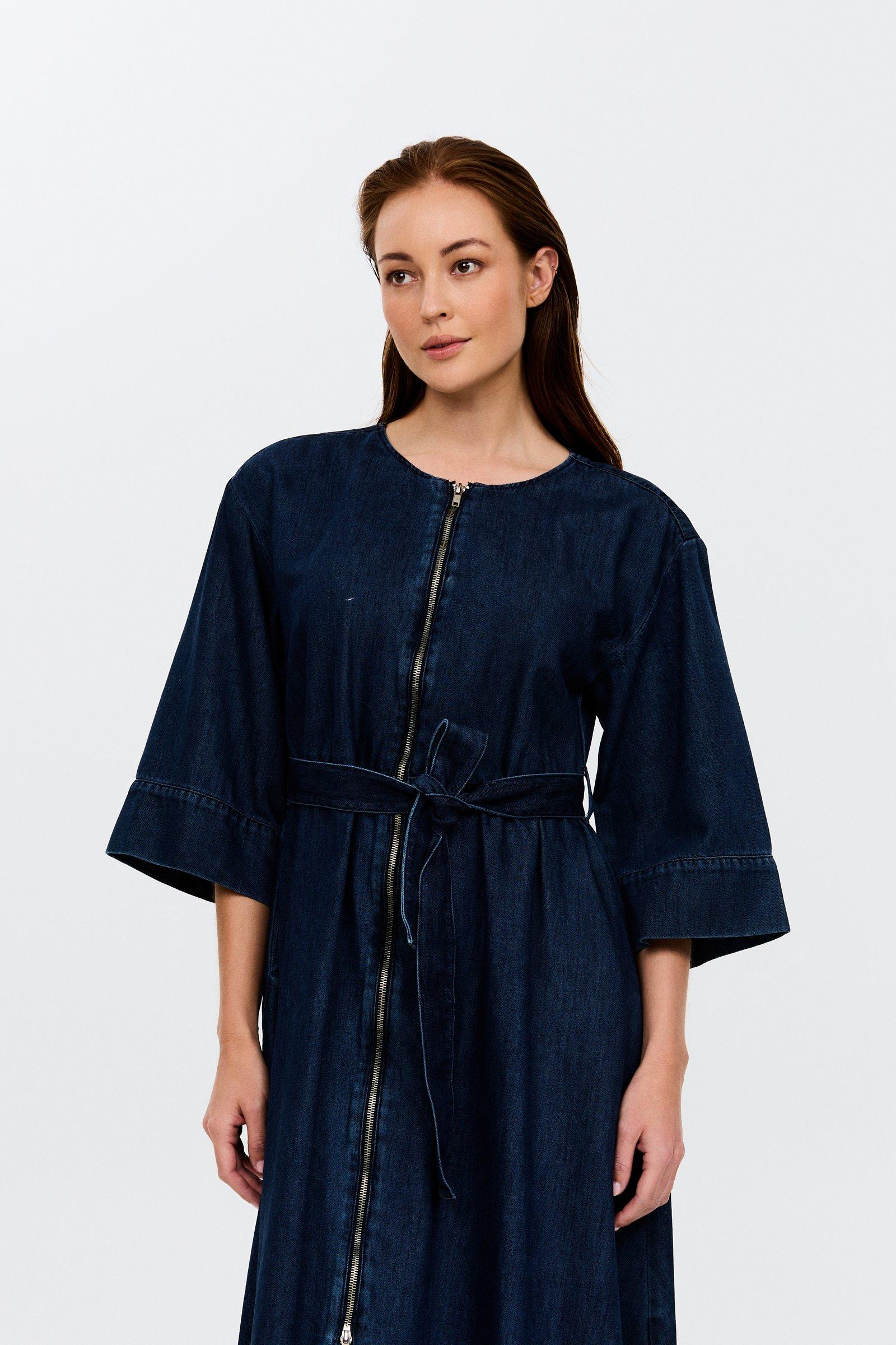 CKS - DREAMER - Midi-Kleid - Dunkelblau