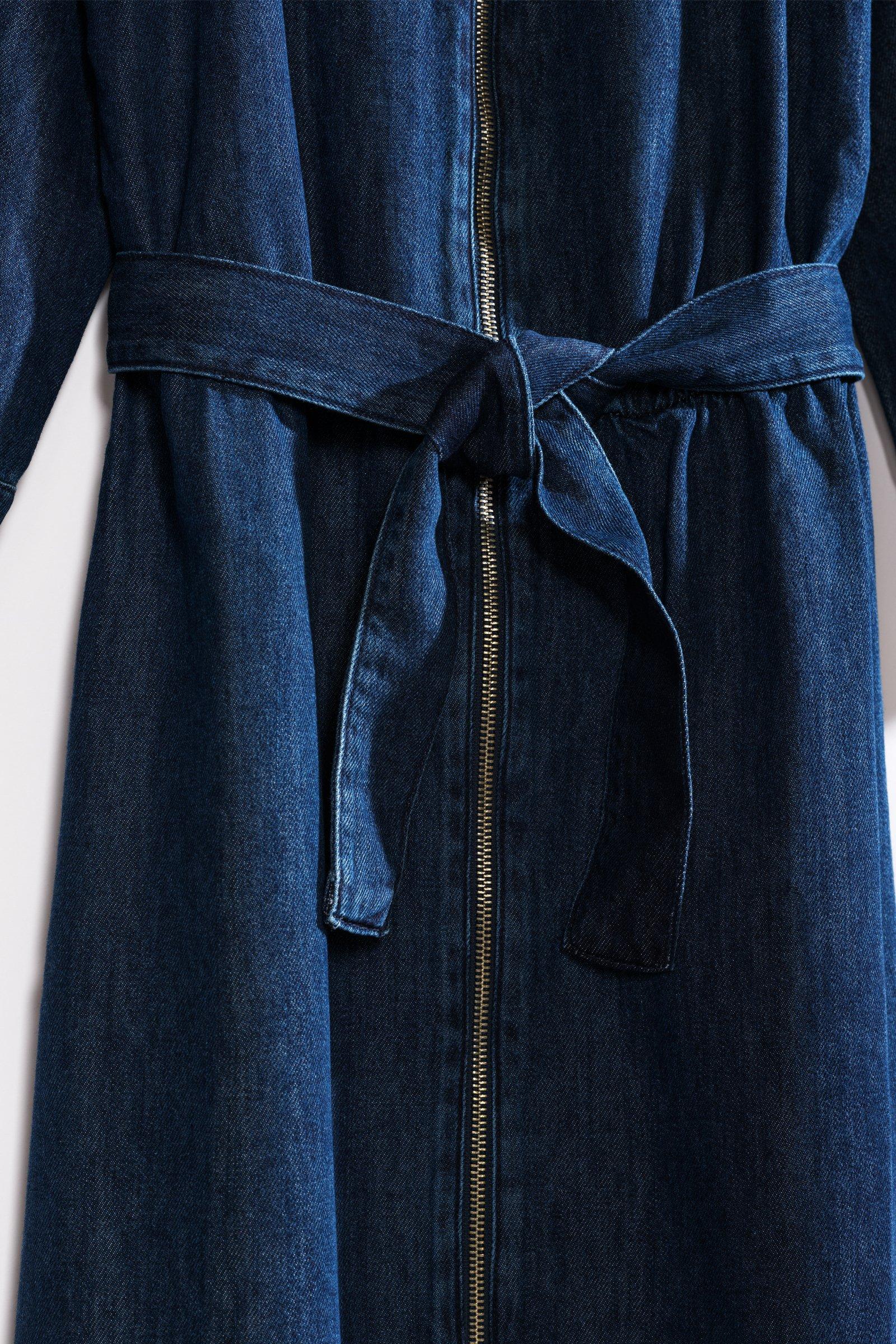 CKS - DREAMER - midi jurk - donkerblauw