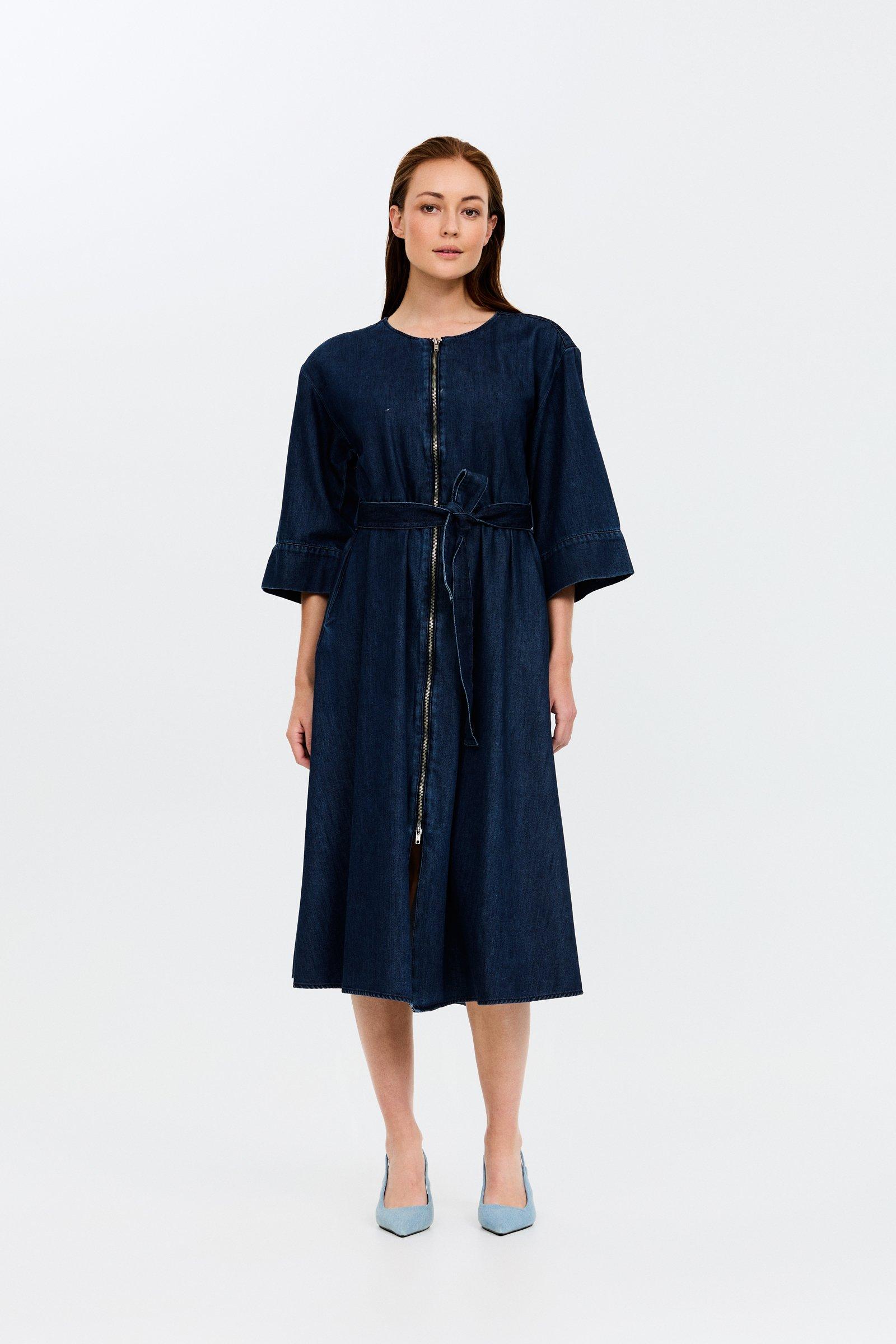 CKS - DREAMER - Midi-Kleid - Dunkelblau