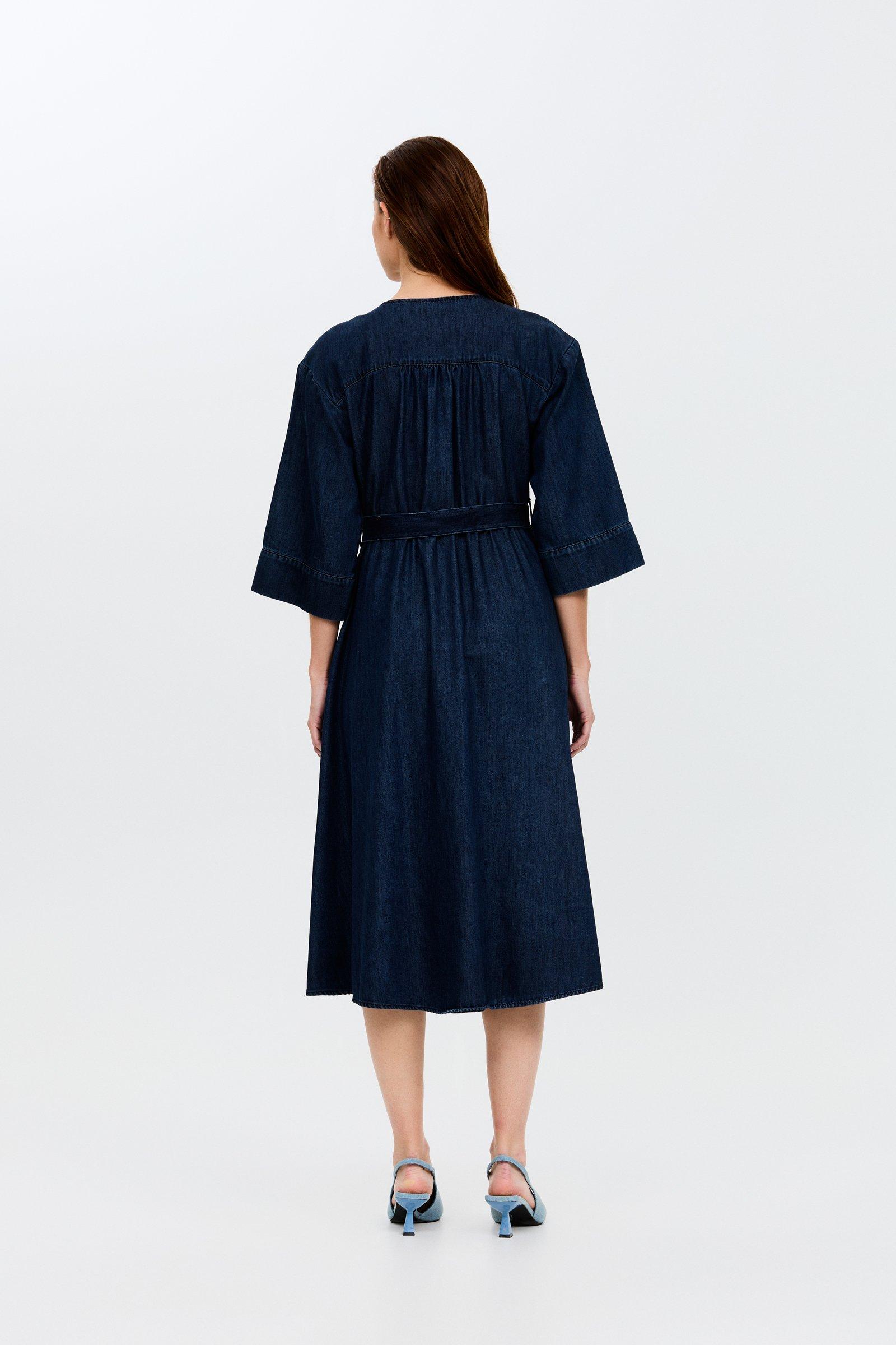 CKS - DREAMER - Midi-Kleid - Dunkelblau