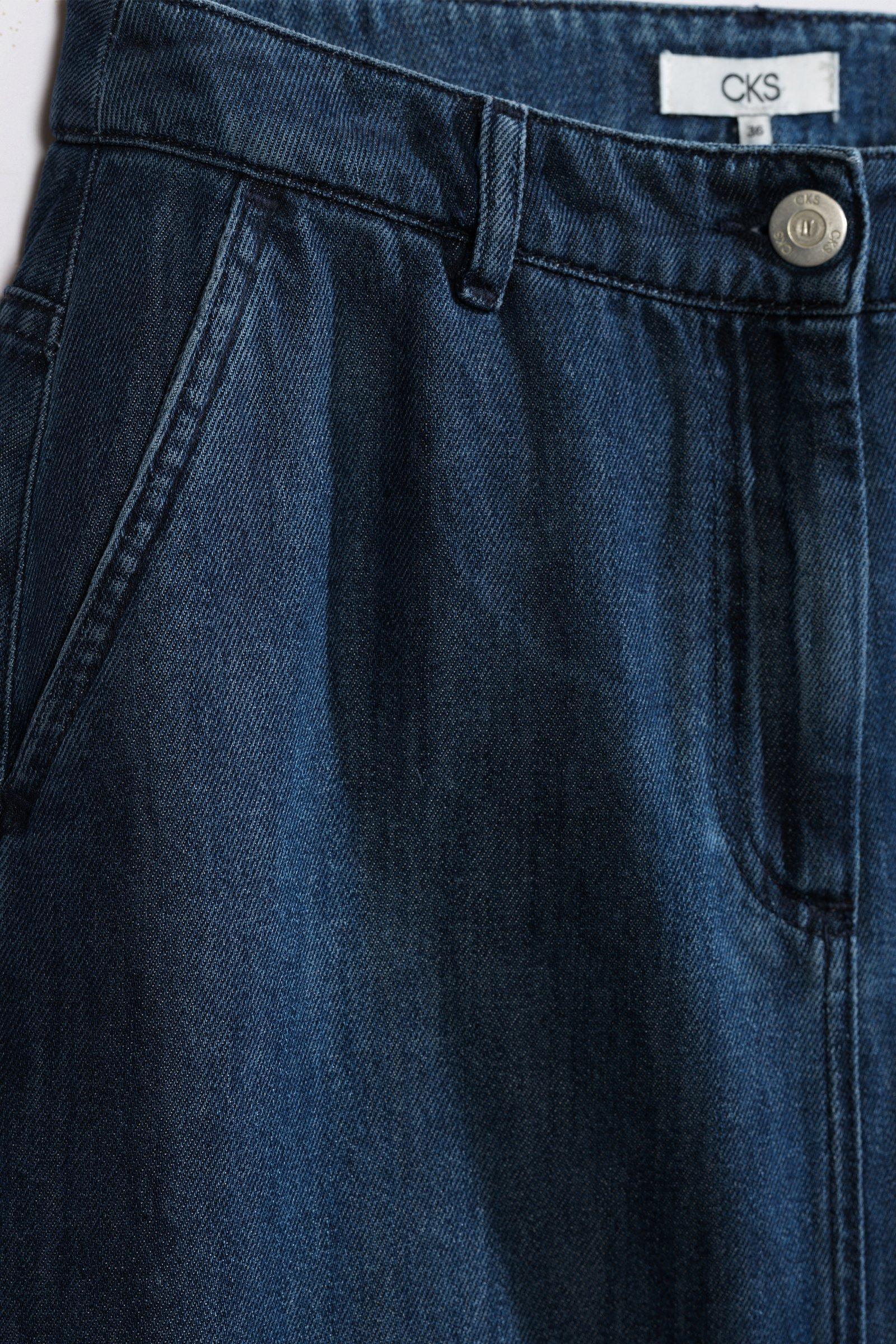 CKS - SKIPPA - midi skirt - dark blue