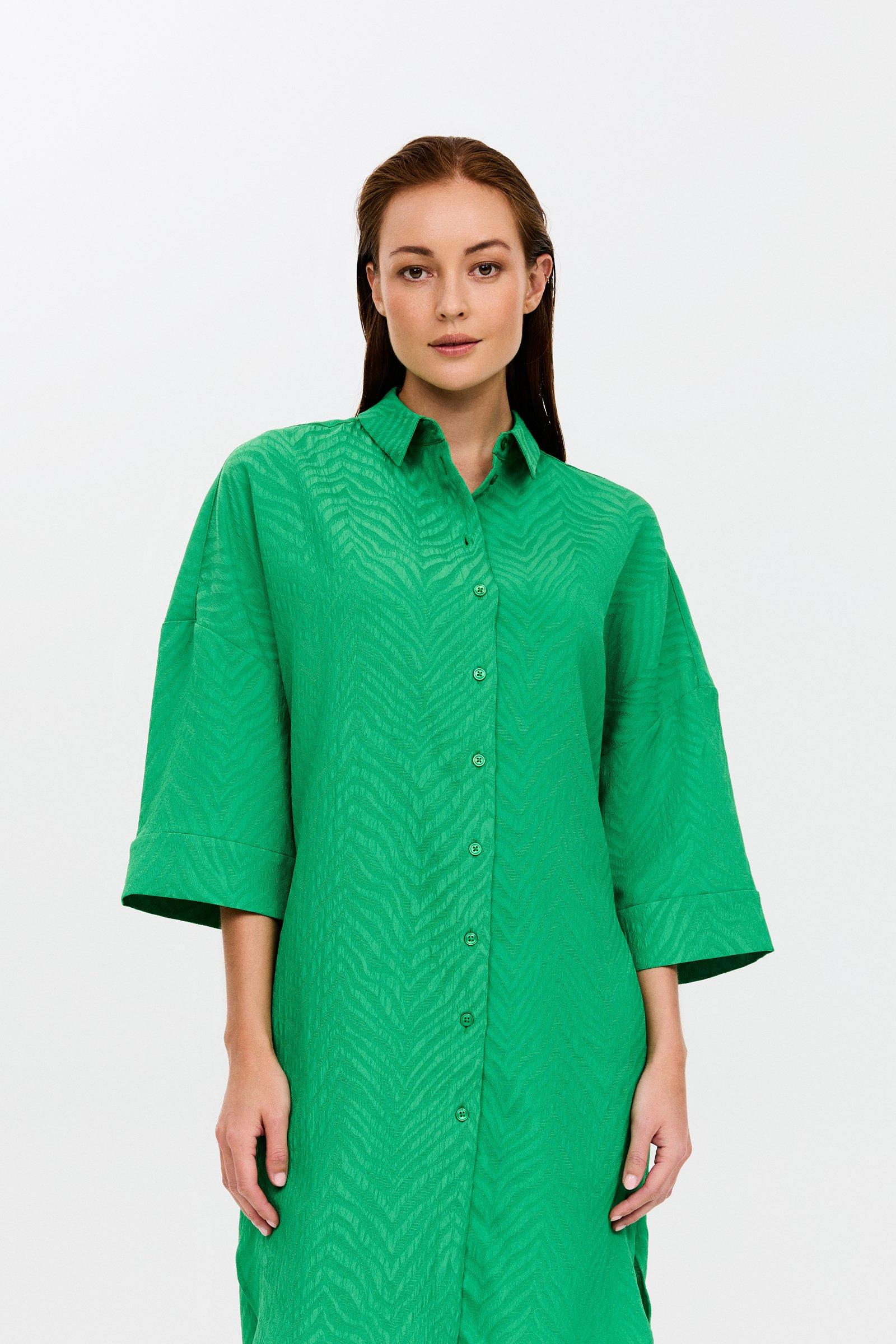 CKS - DELALONG - short dress - green