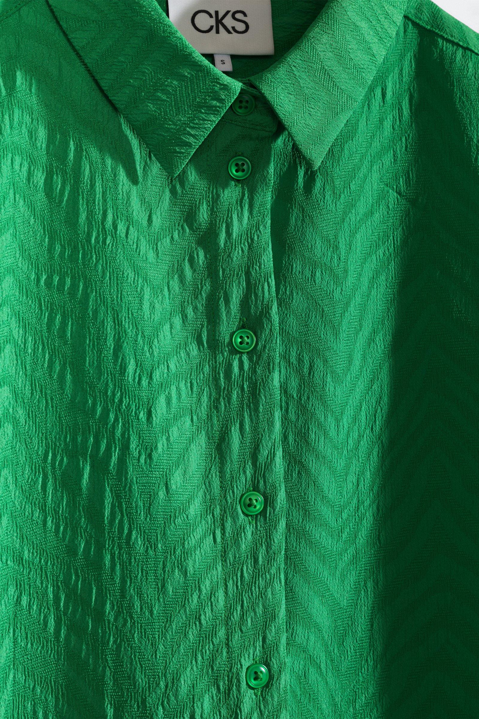 CKS - DELALONG - short dress - green