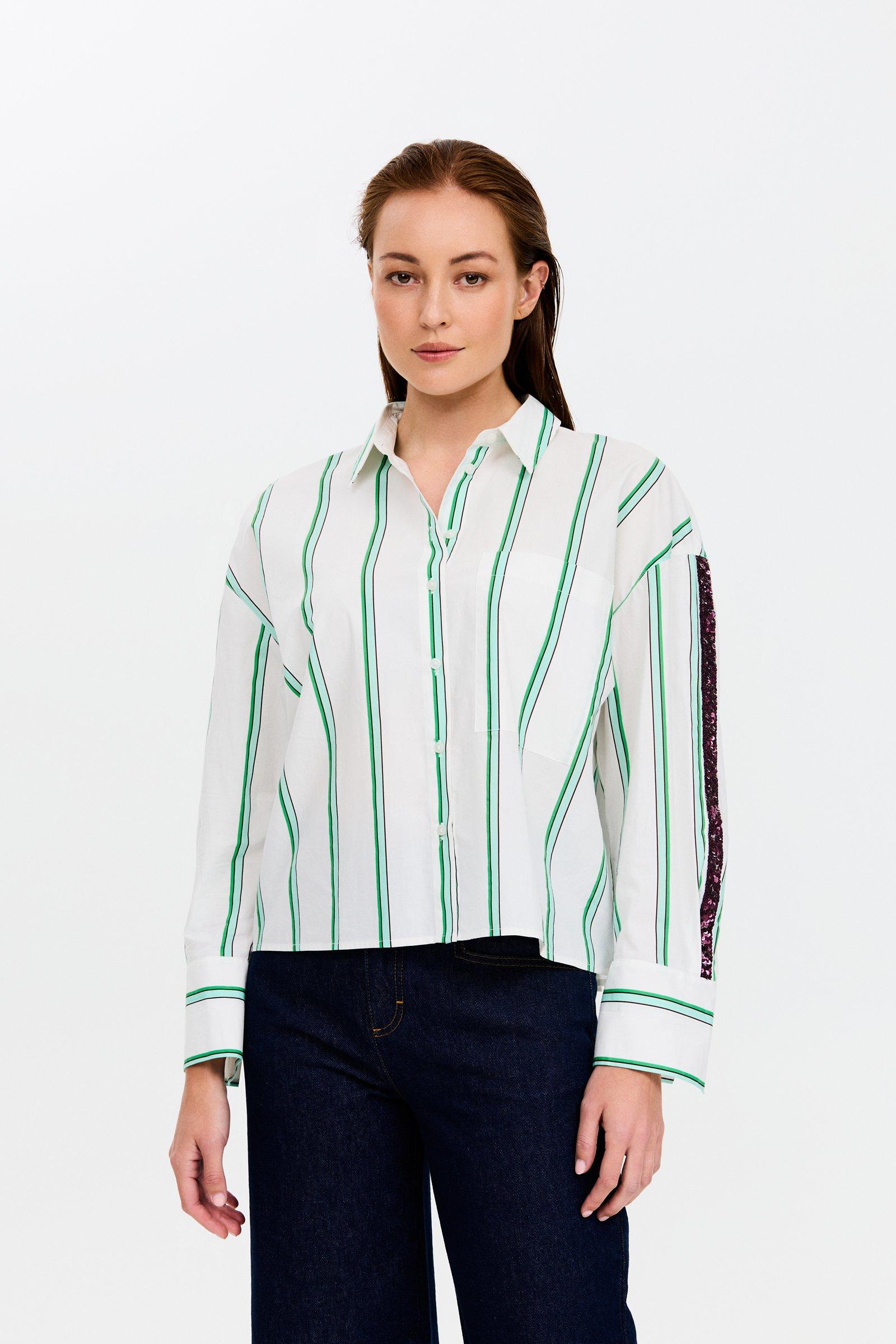 CKS - STANDING - blouse lange mouwen - khaki
