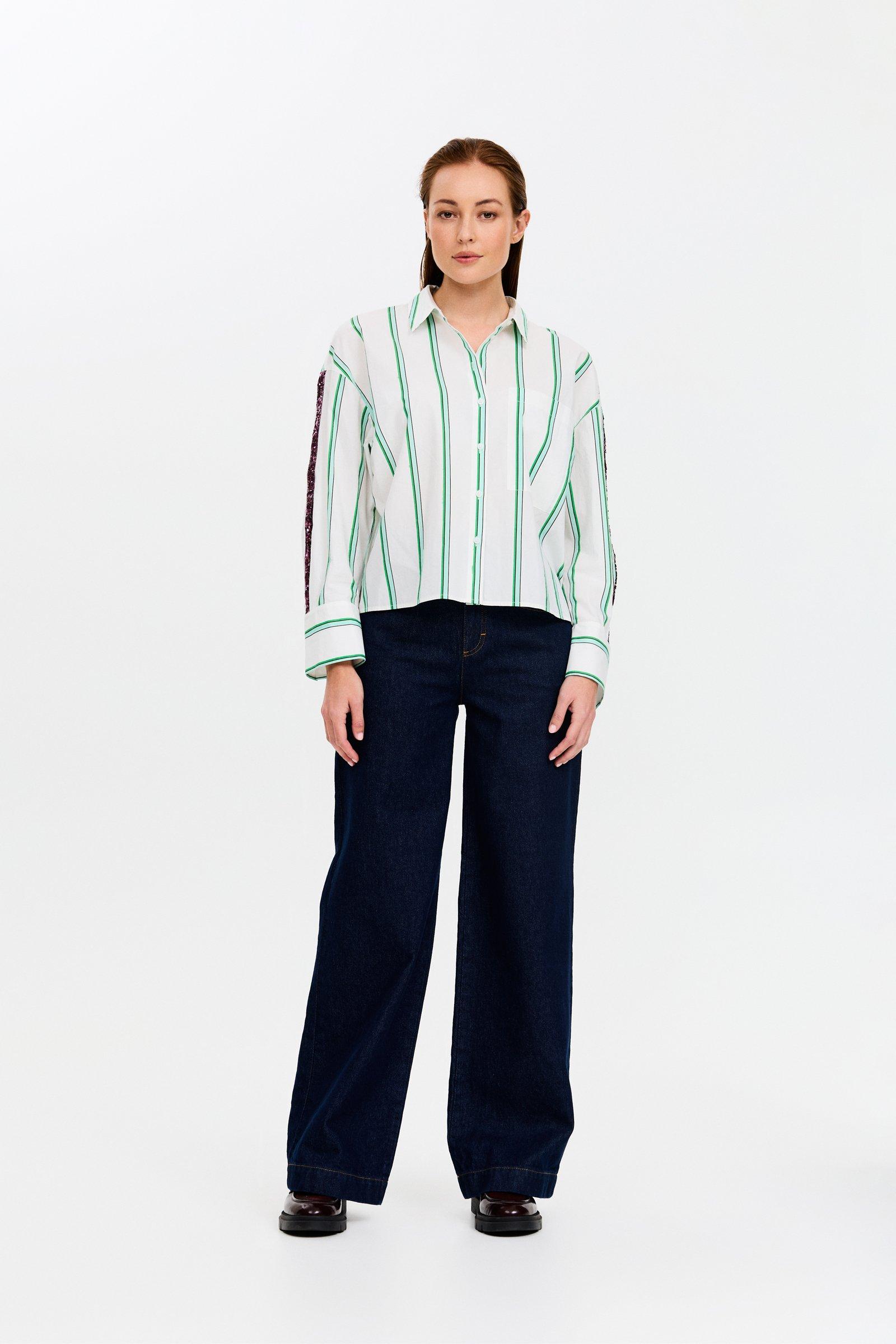 CKS - STANDING - Bluse Lange Ärmel - Grün