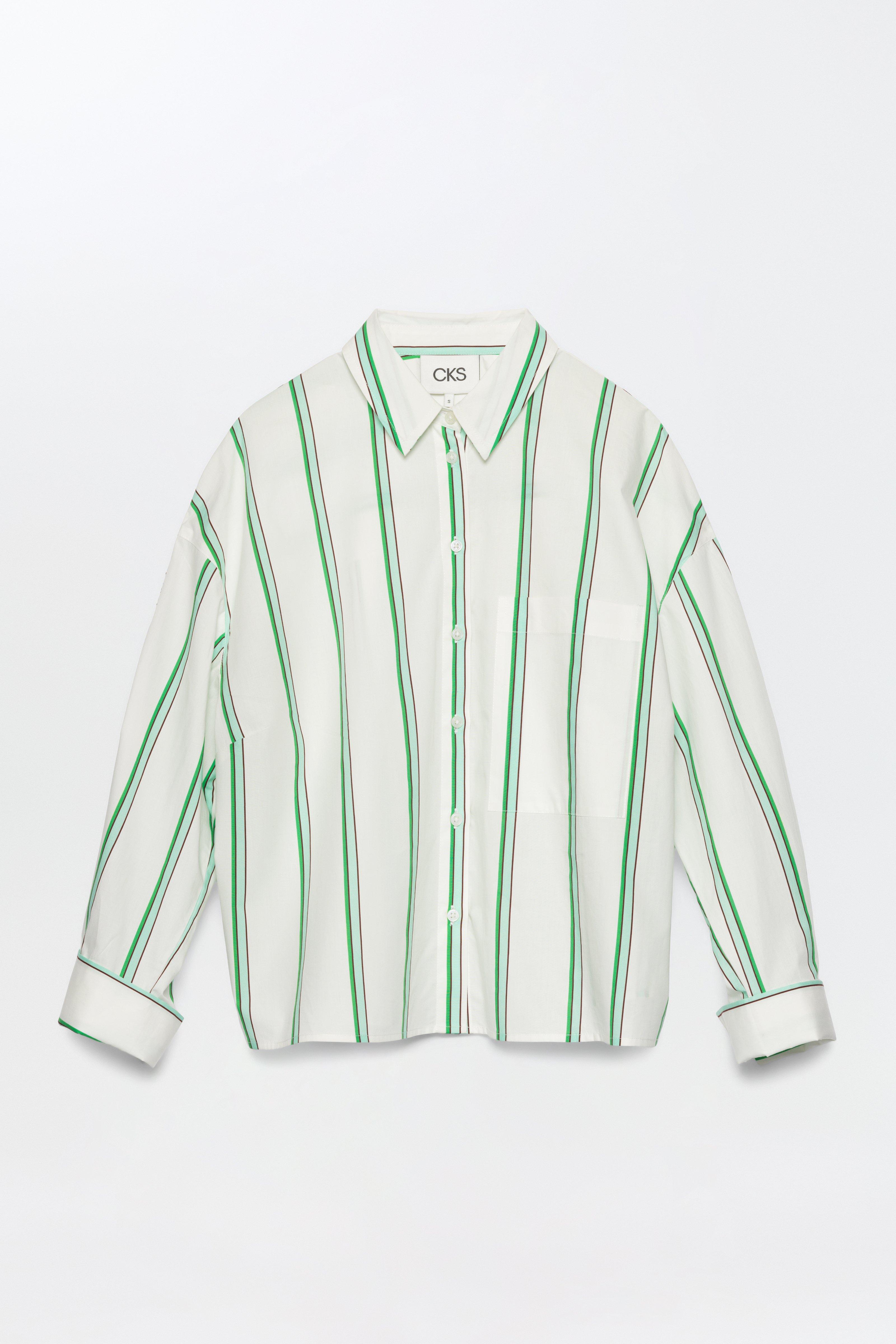 CKS - STANDING - blouse long sleeves - green