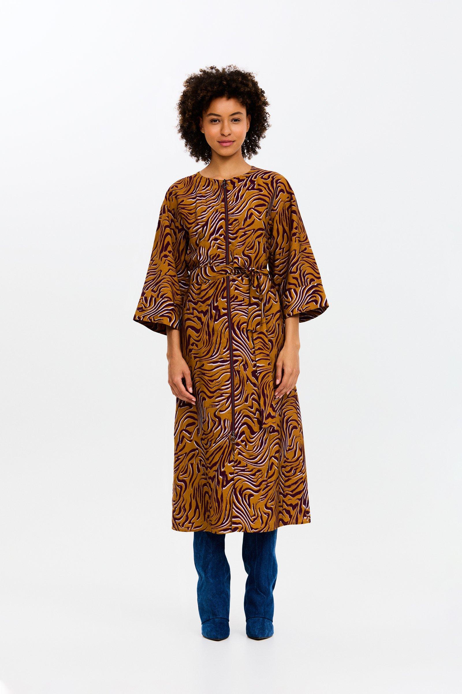CKS - DREAMERS - Midi-Kleid - Braun