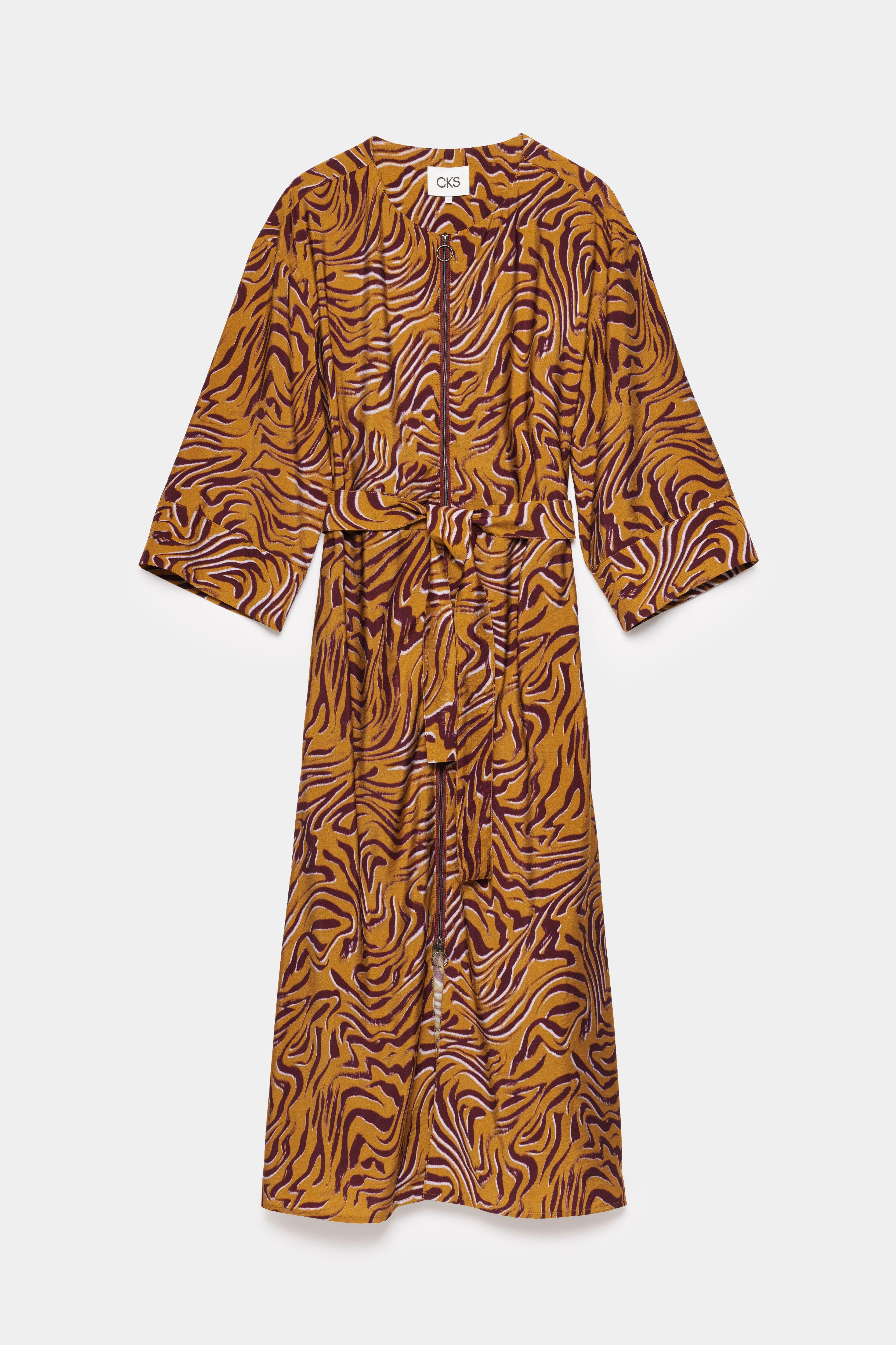 CKS - DREAMERS - midi dress - brown