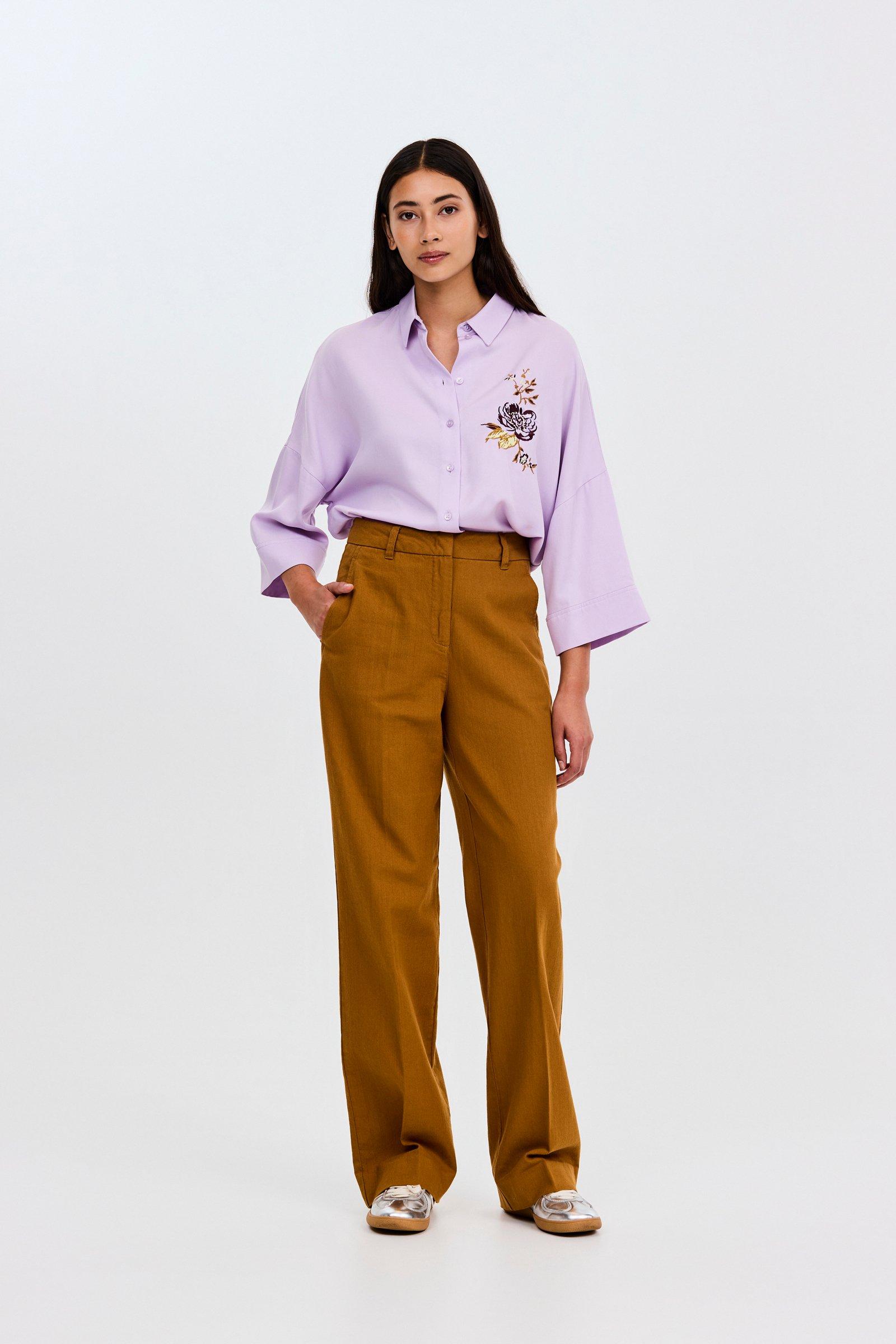 CKS - TONKSA - pantalon long - brun