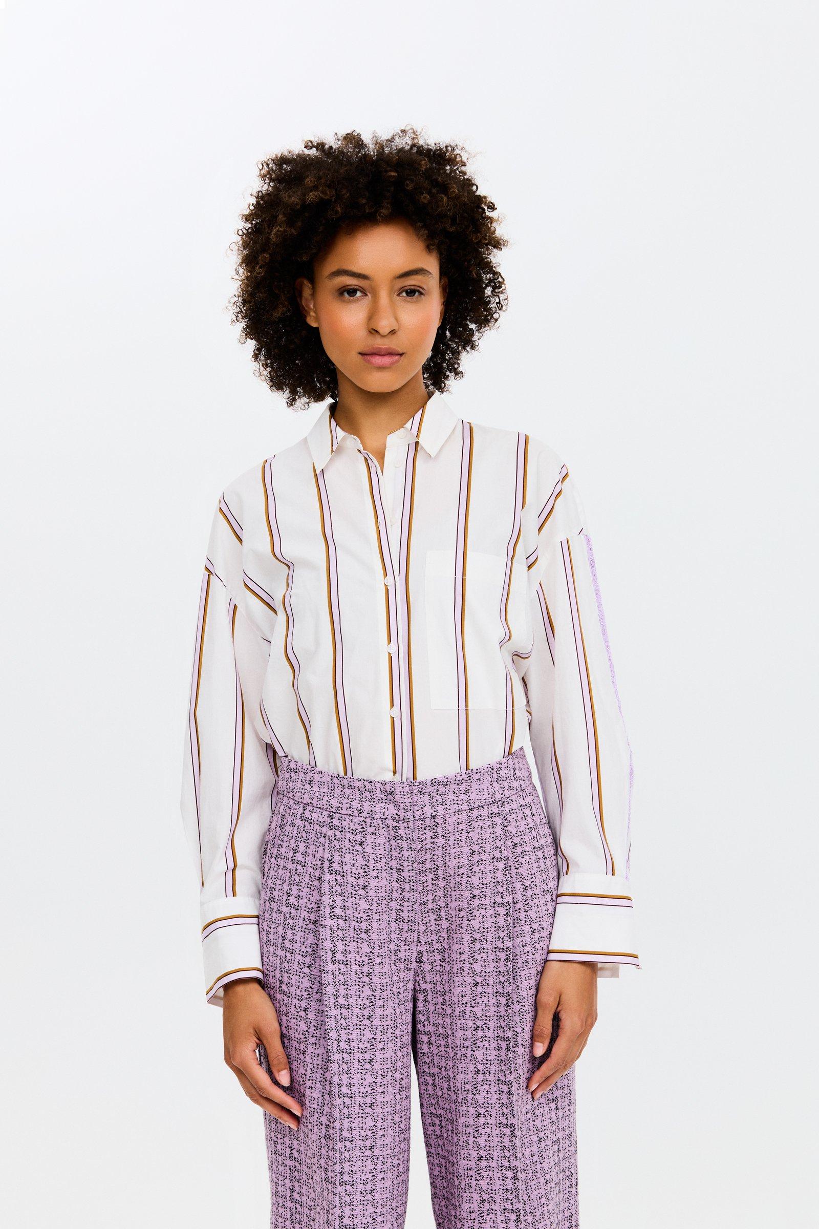 CKS - STANDING - blouse lange mouwen - bruin