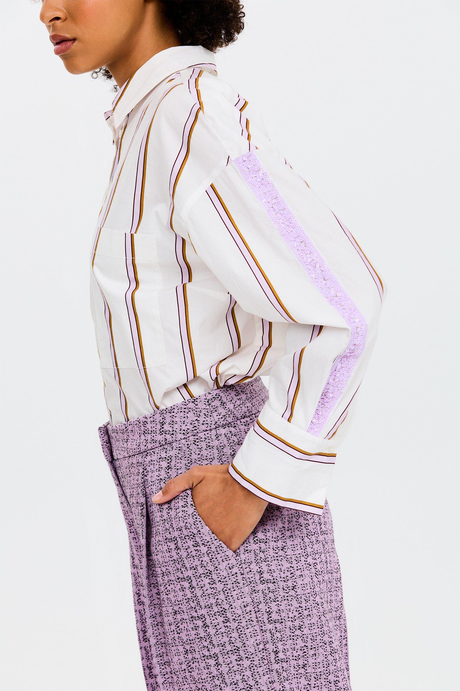 CKS - STANDING - blouse lange mouwen - bruin
