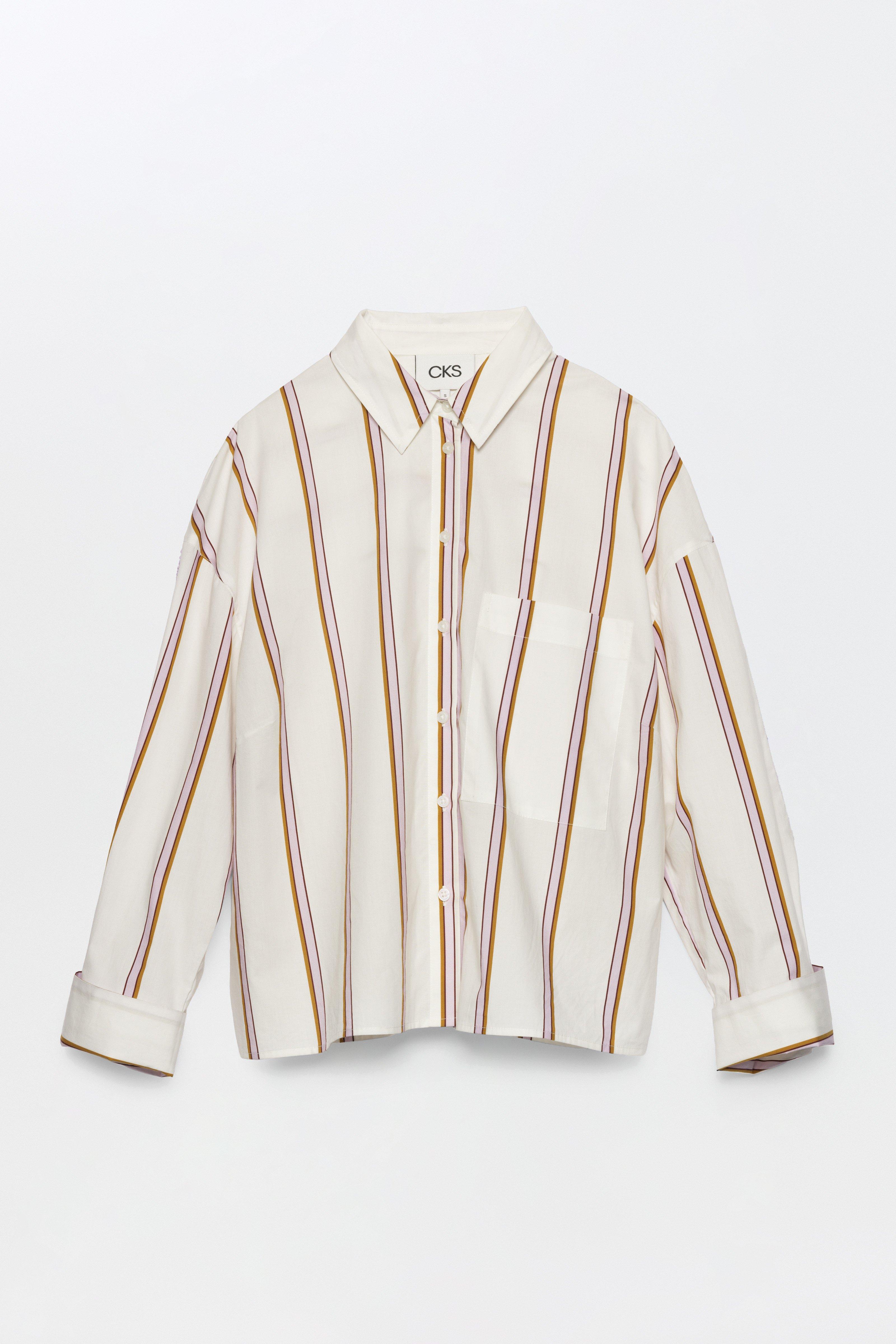 CKS - STANDING - blouse lange mouwen - bruin