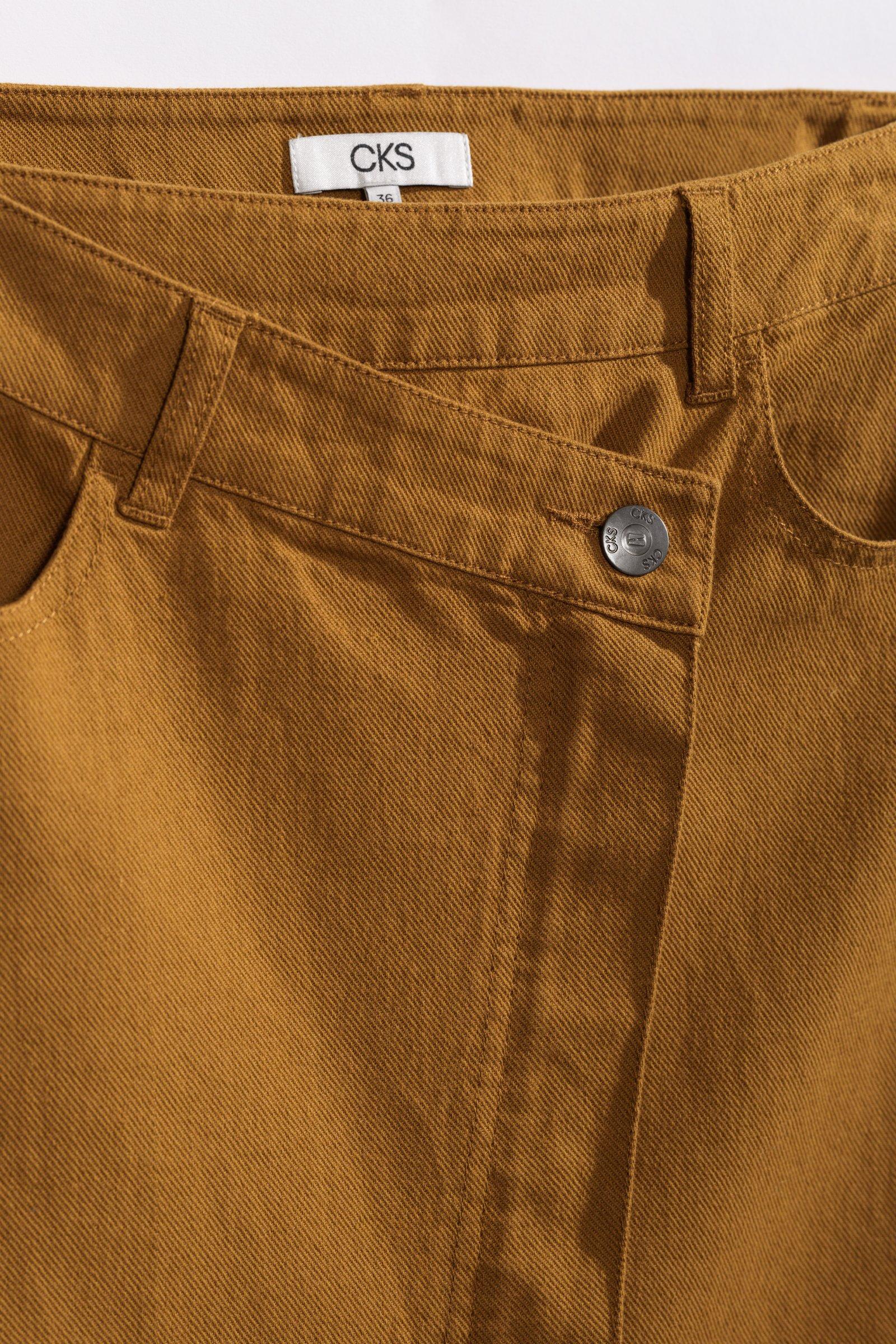 CKS - SKILLED - midijupe - brun