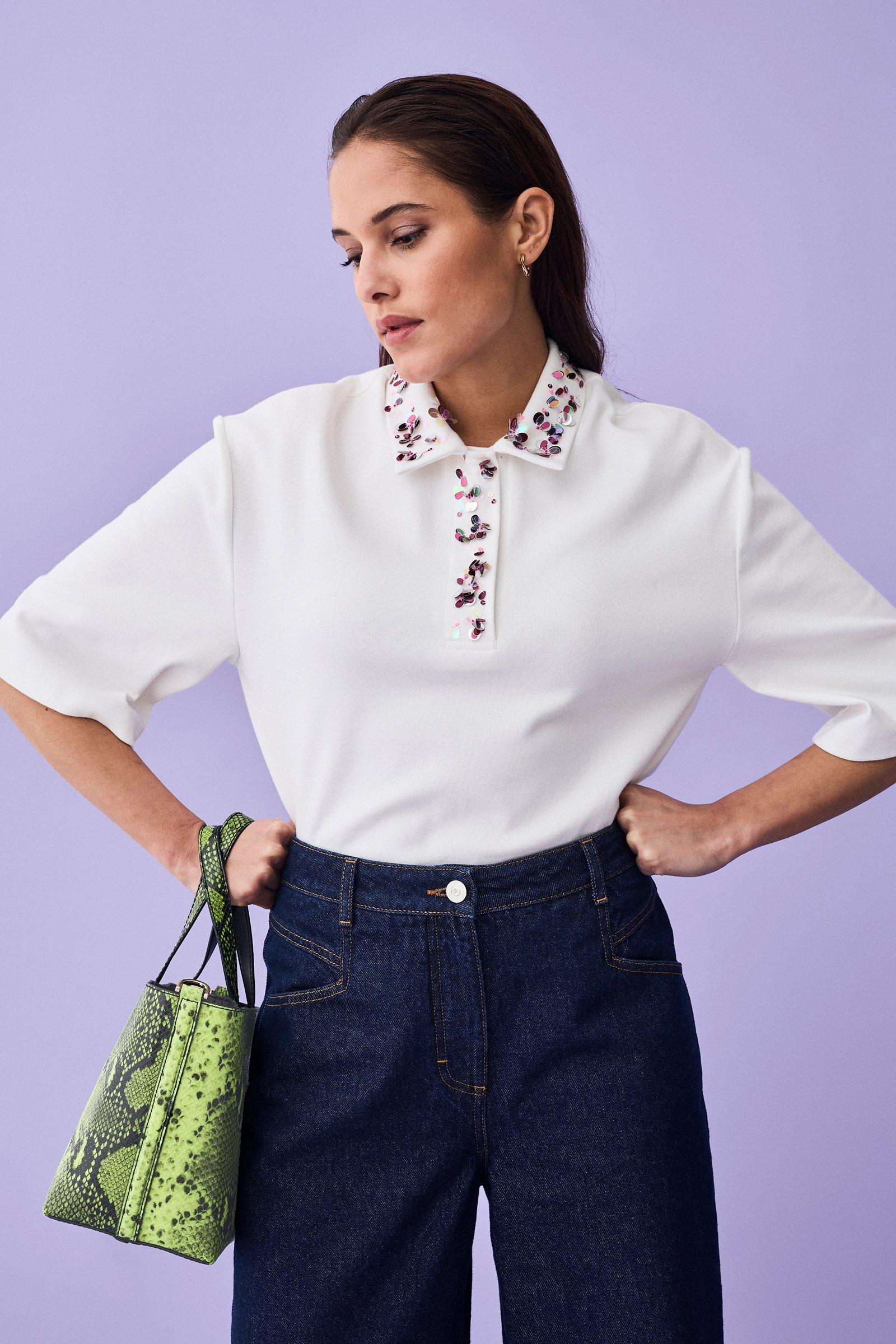 CKS - SWOLO - pullover - blanc