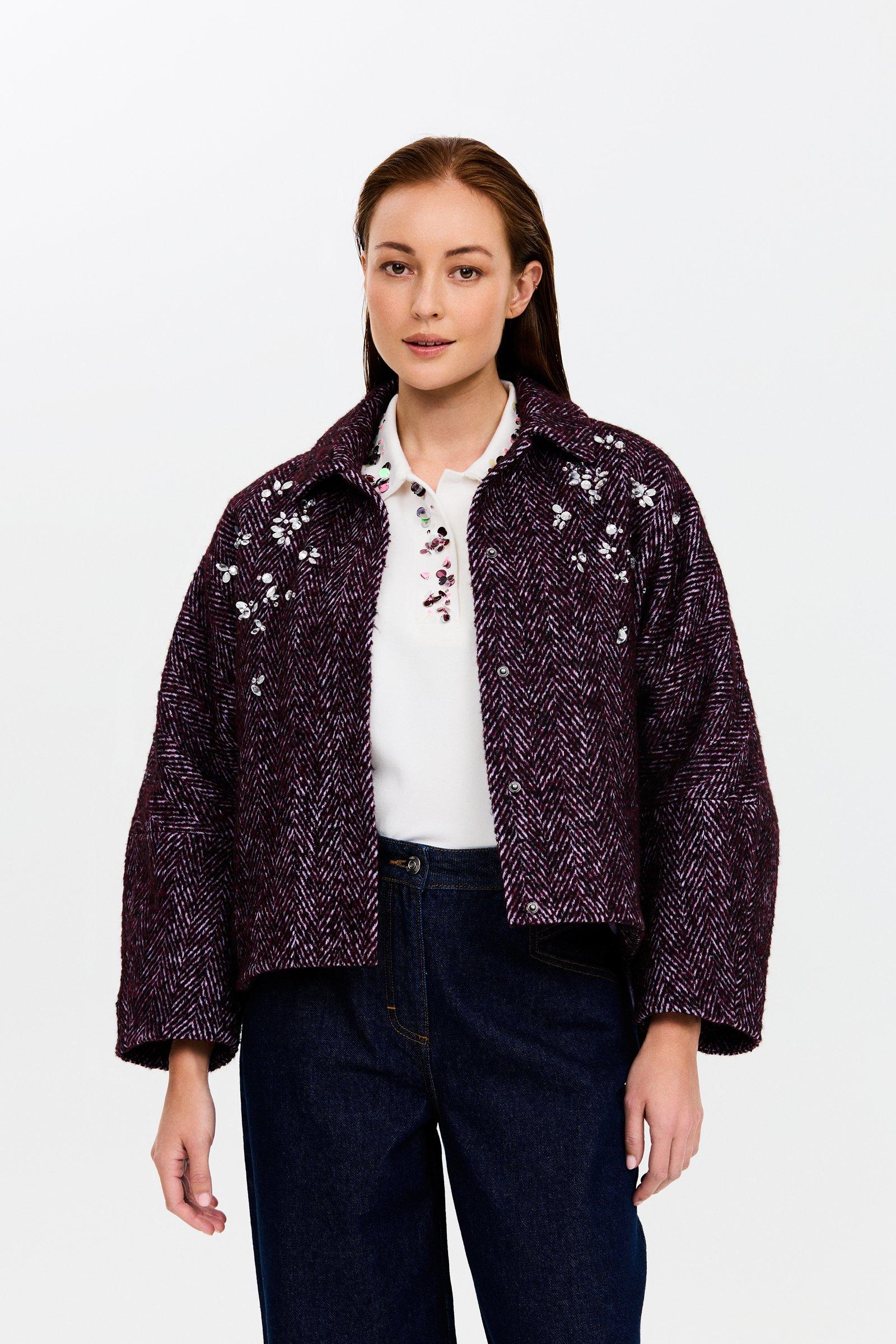 CKS - CHAMP - short coat - purple