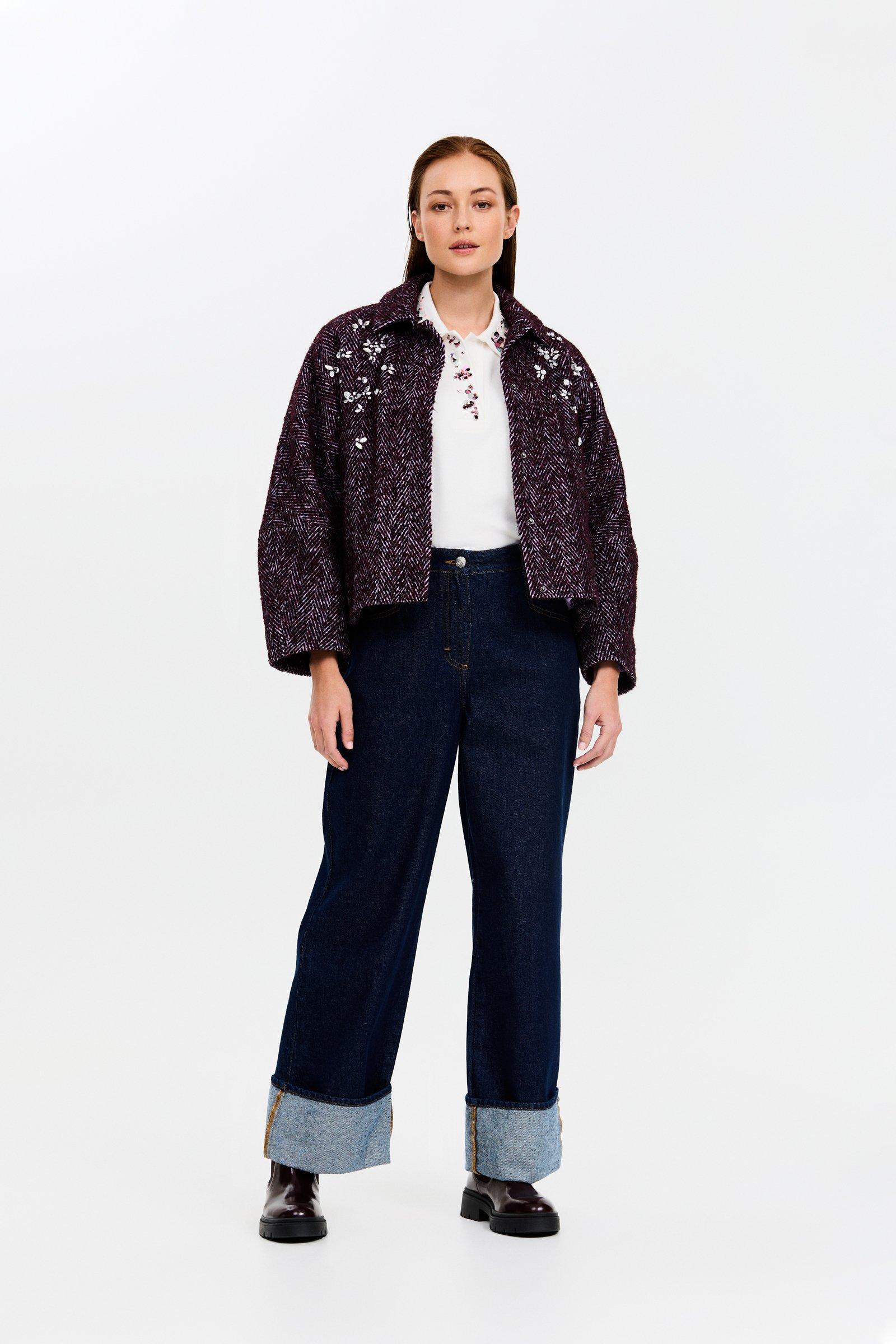 CKS - CHAMP - short coat - purple