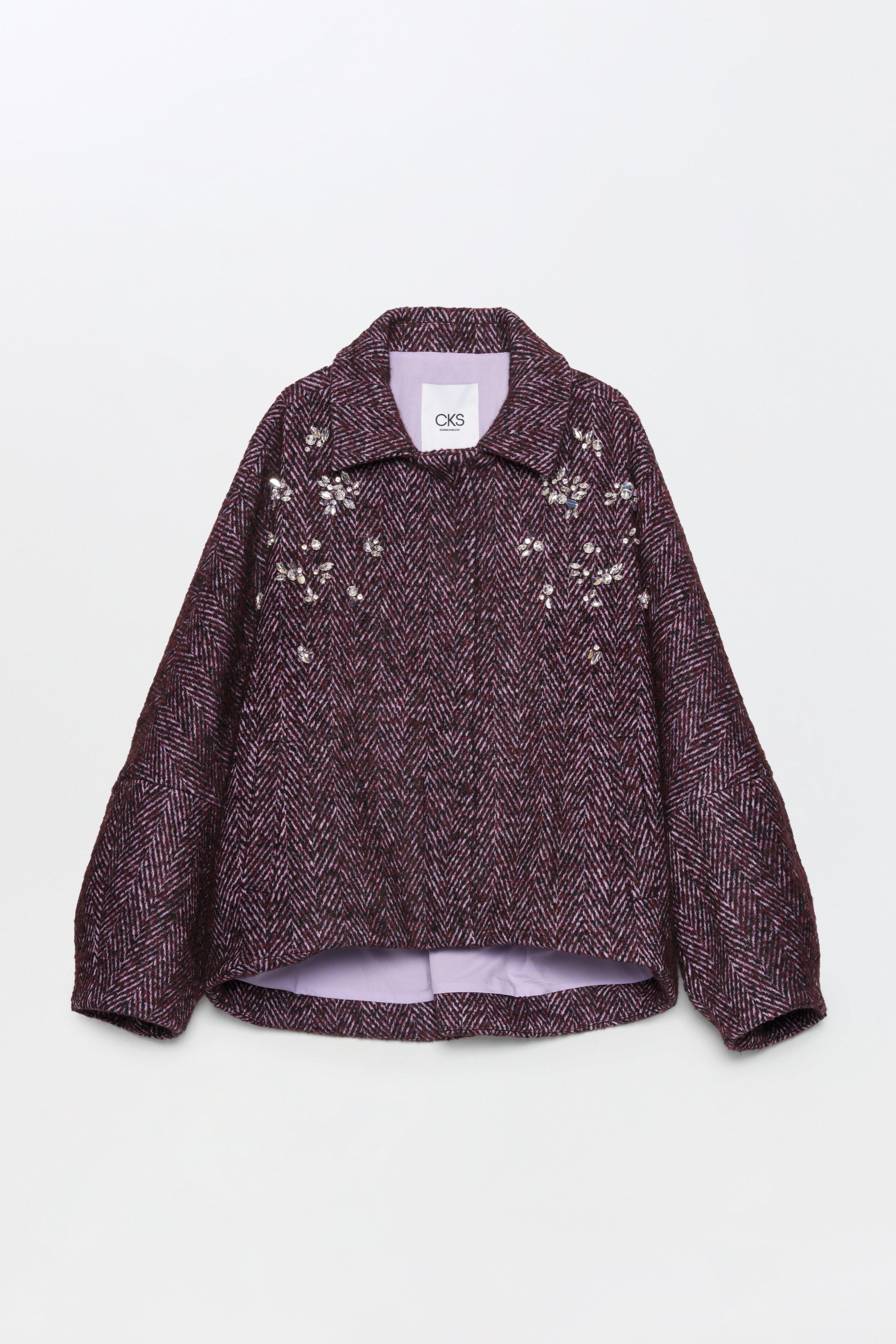 CKS - CHAMP - short coat - purple
