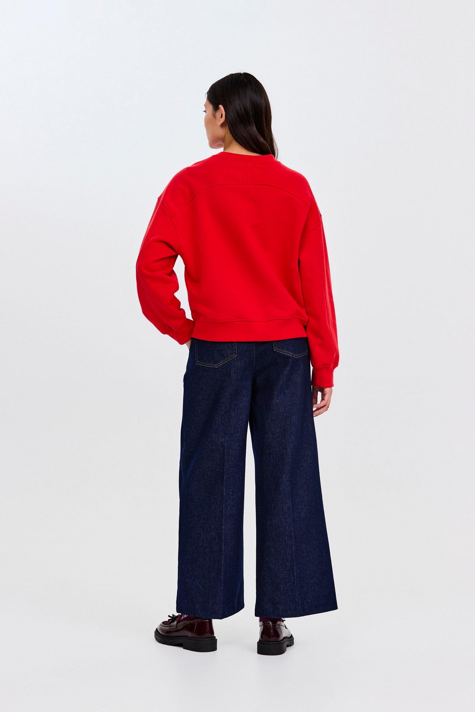 CKS - SWAN - sweater - bright red