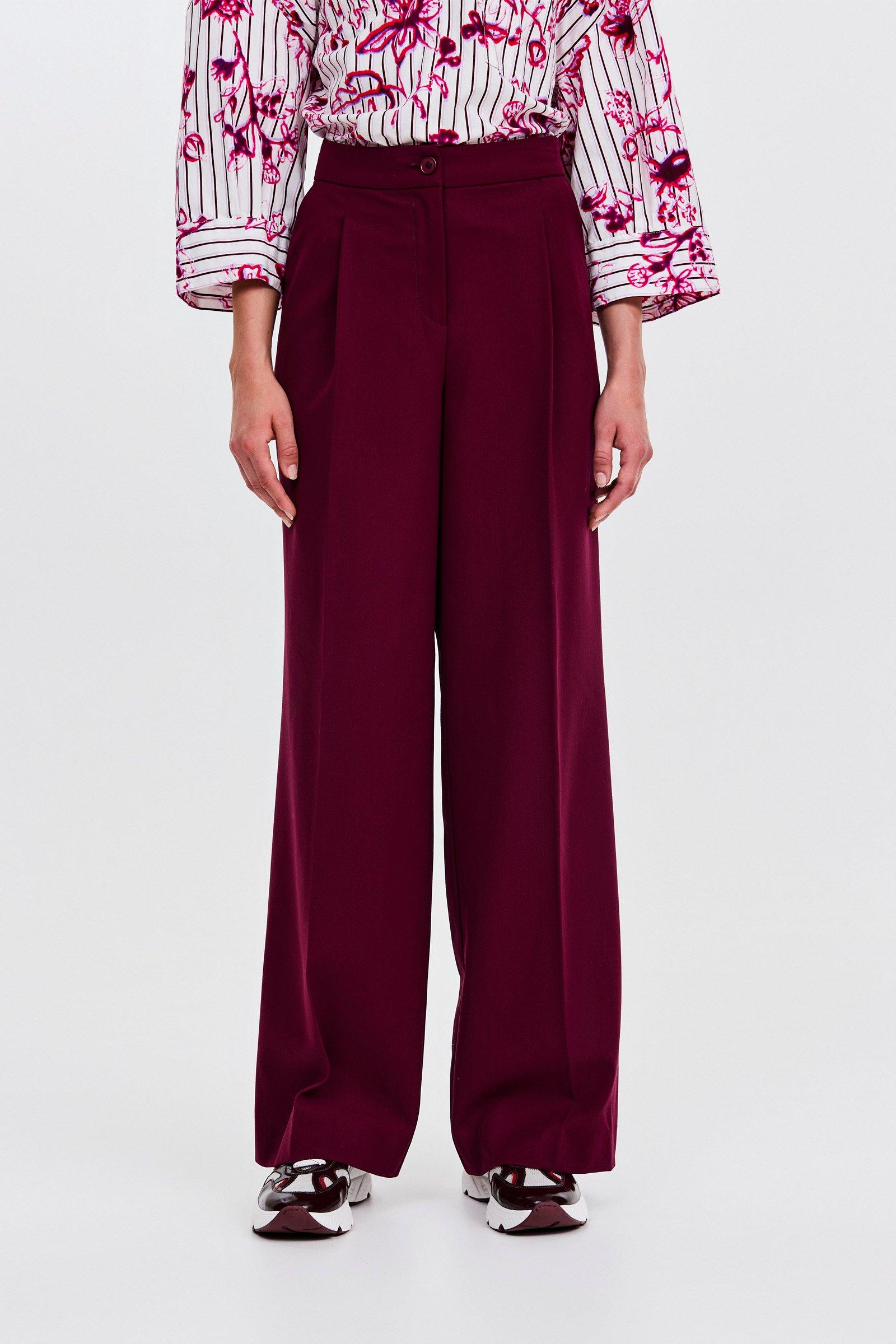 CKS - THEO - lange broek - bordeaux