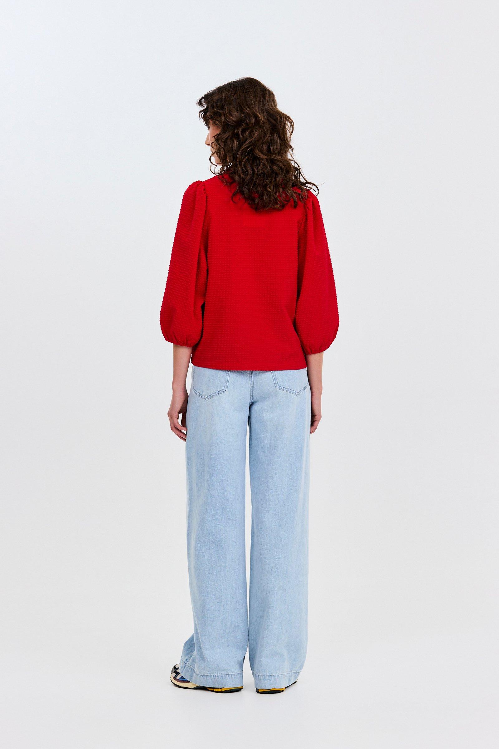 CKS - BULANI - blouse long sleeves - bright red