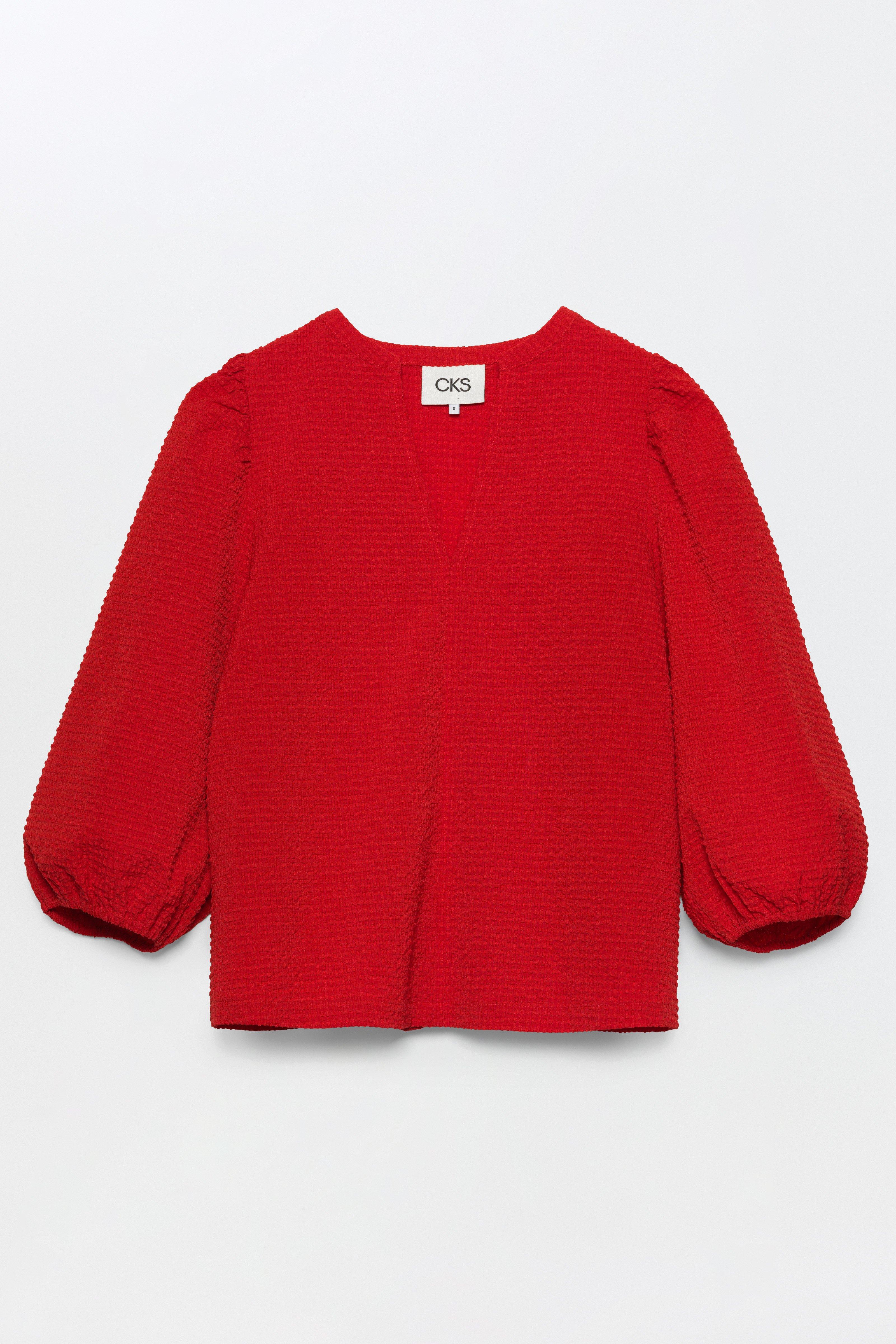 bright red