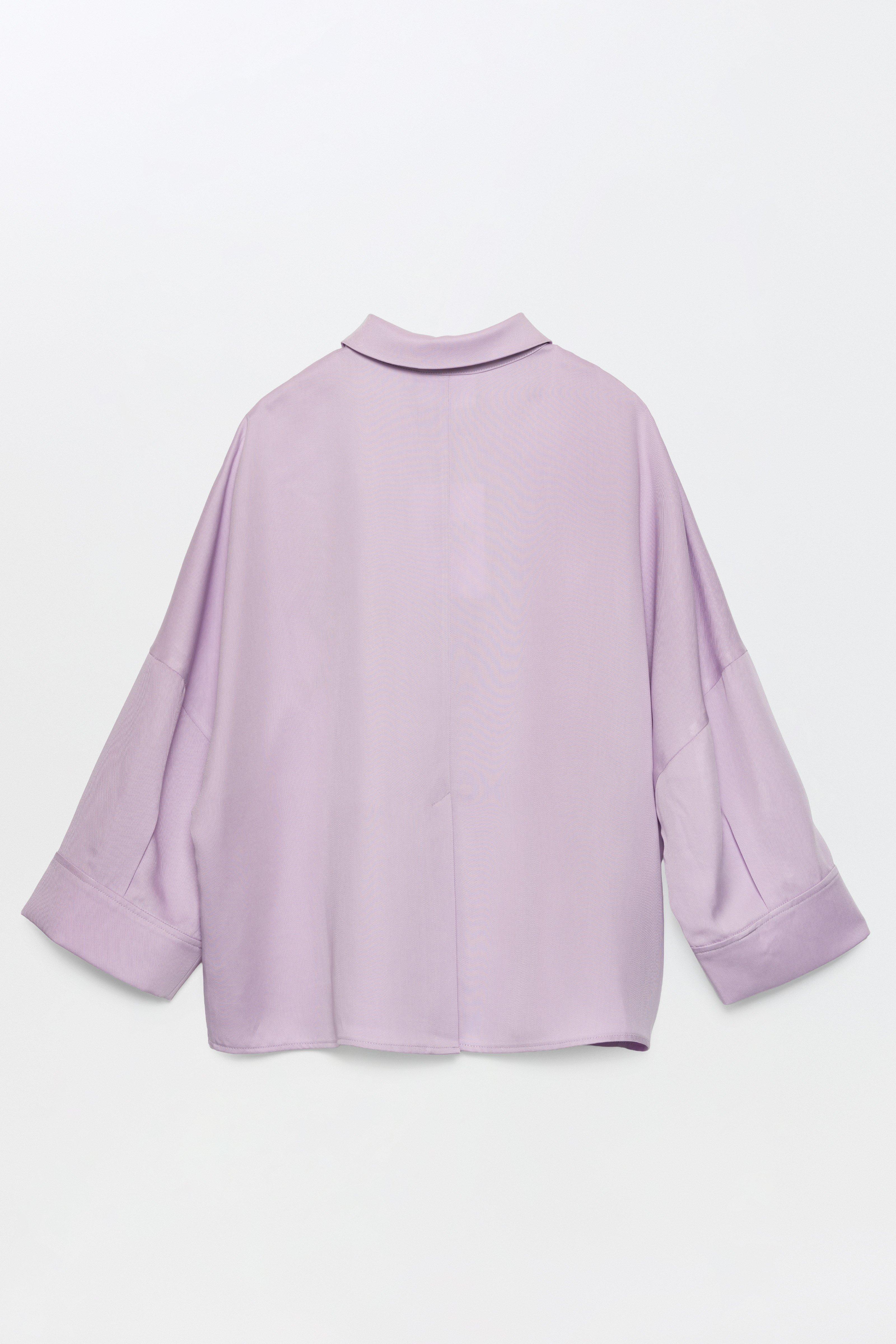 CKS - SELALONG - blouse short sleeves - lila