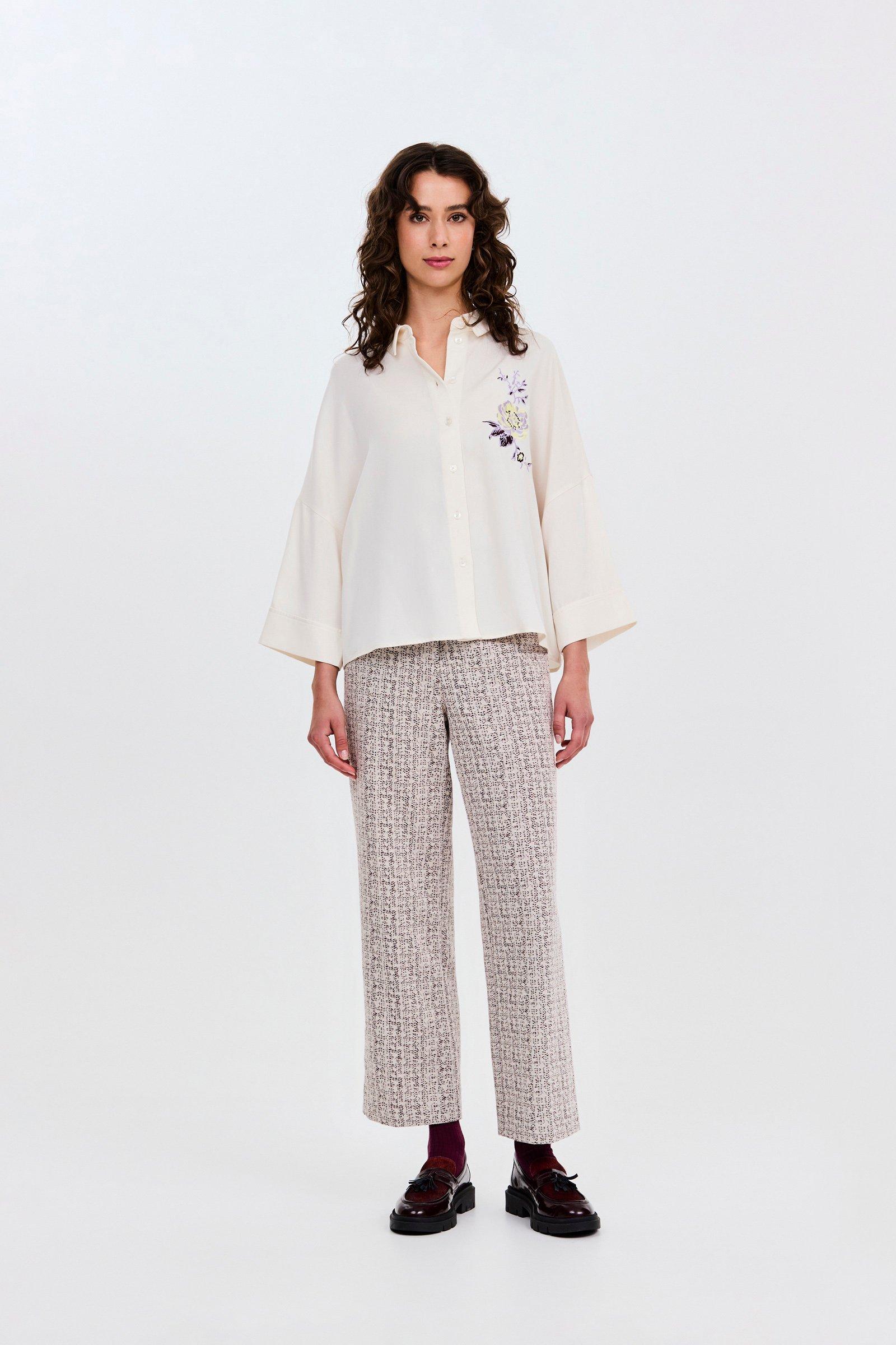 CKS - SELALONG - blouse short sleeves - white