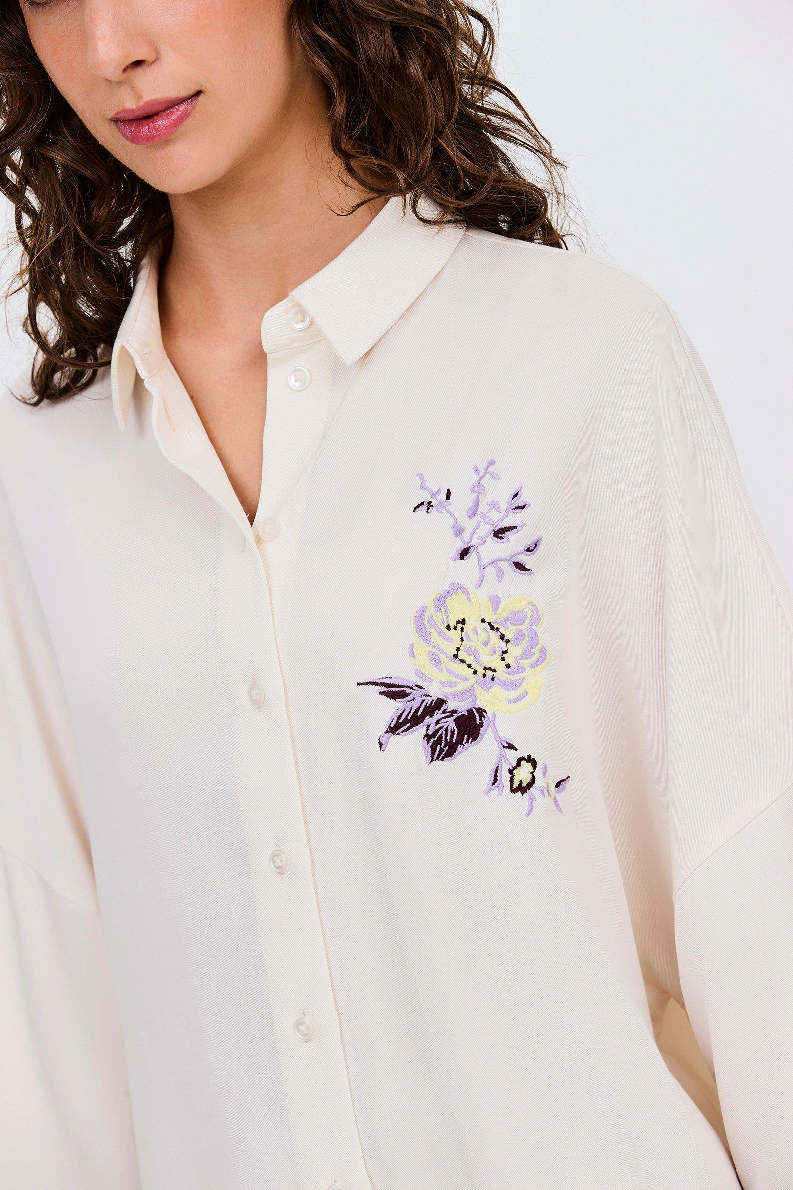 CKS - SELALONG - blouse short sleeves - white