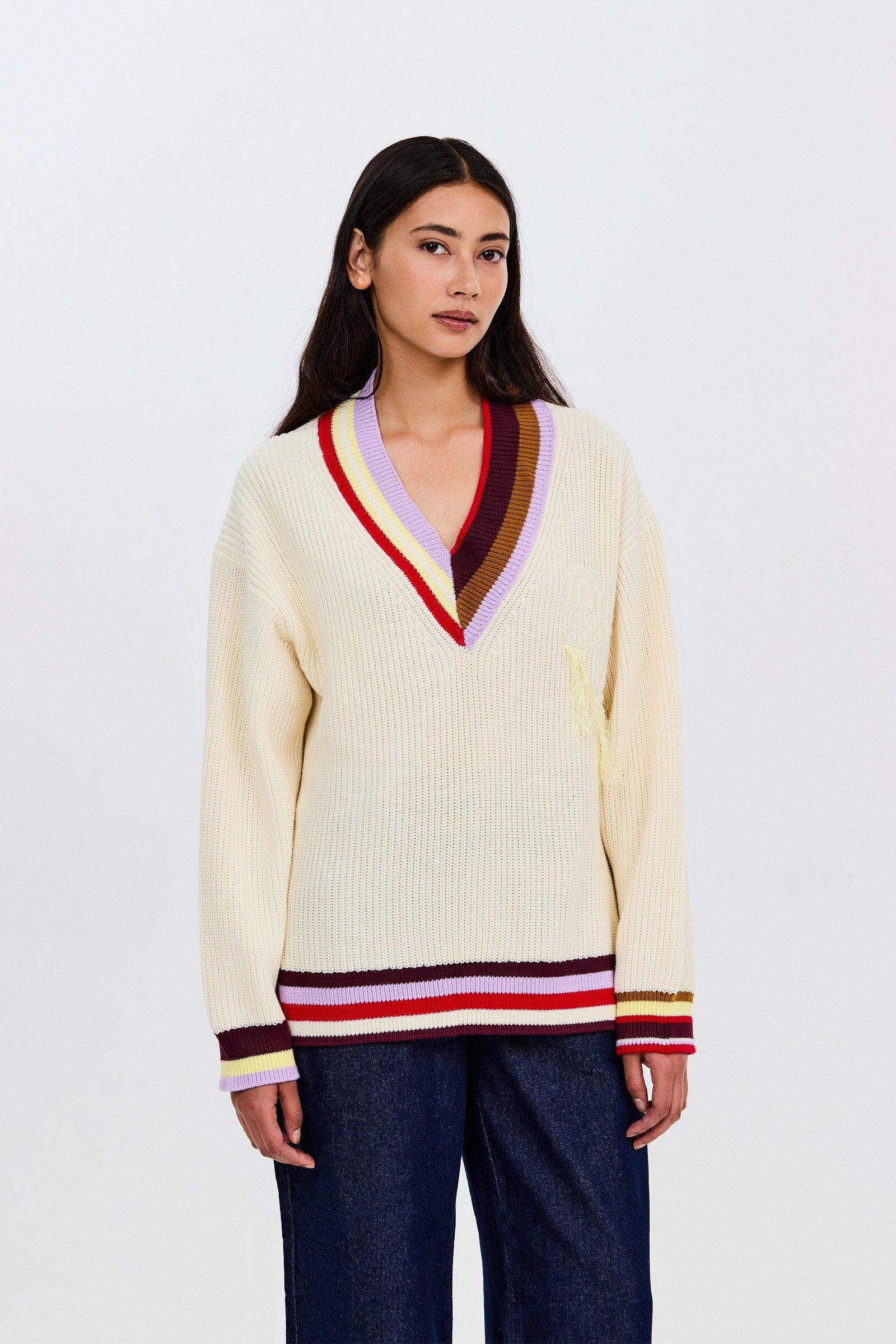 CKS - PRINCETOR - pullover - blanc