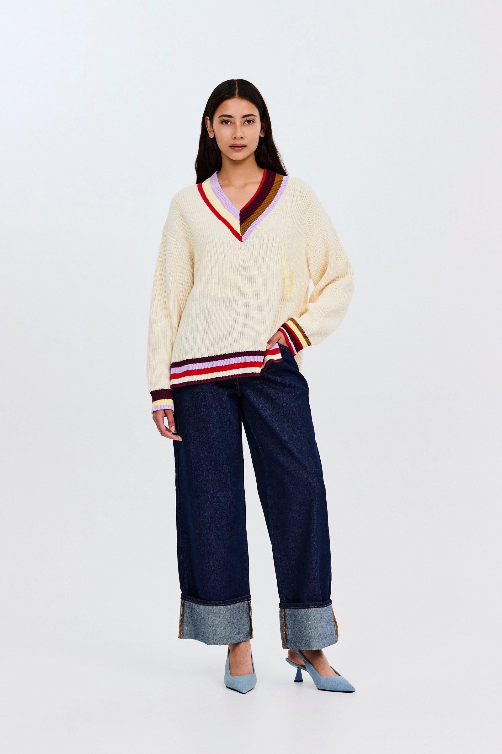 CKS - PRINCETOR - pullover - blanc
