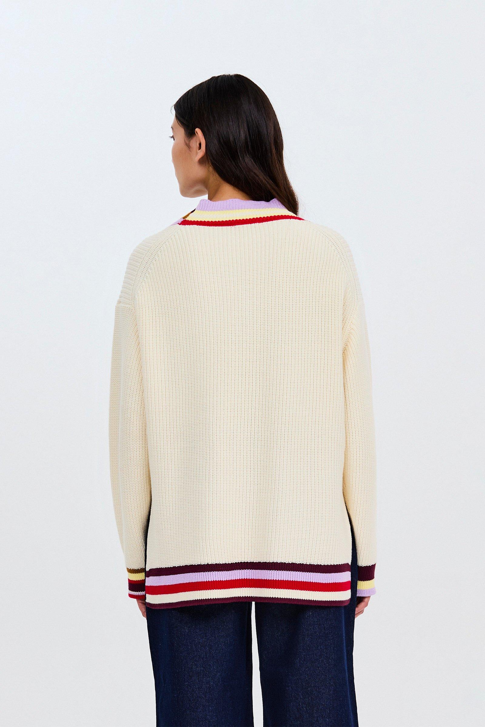 CKS - PRINCETOR - pullover - blanc