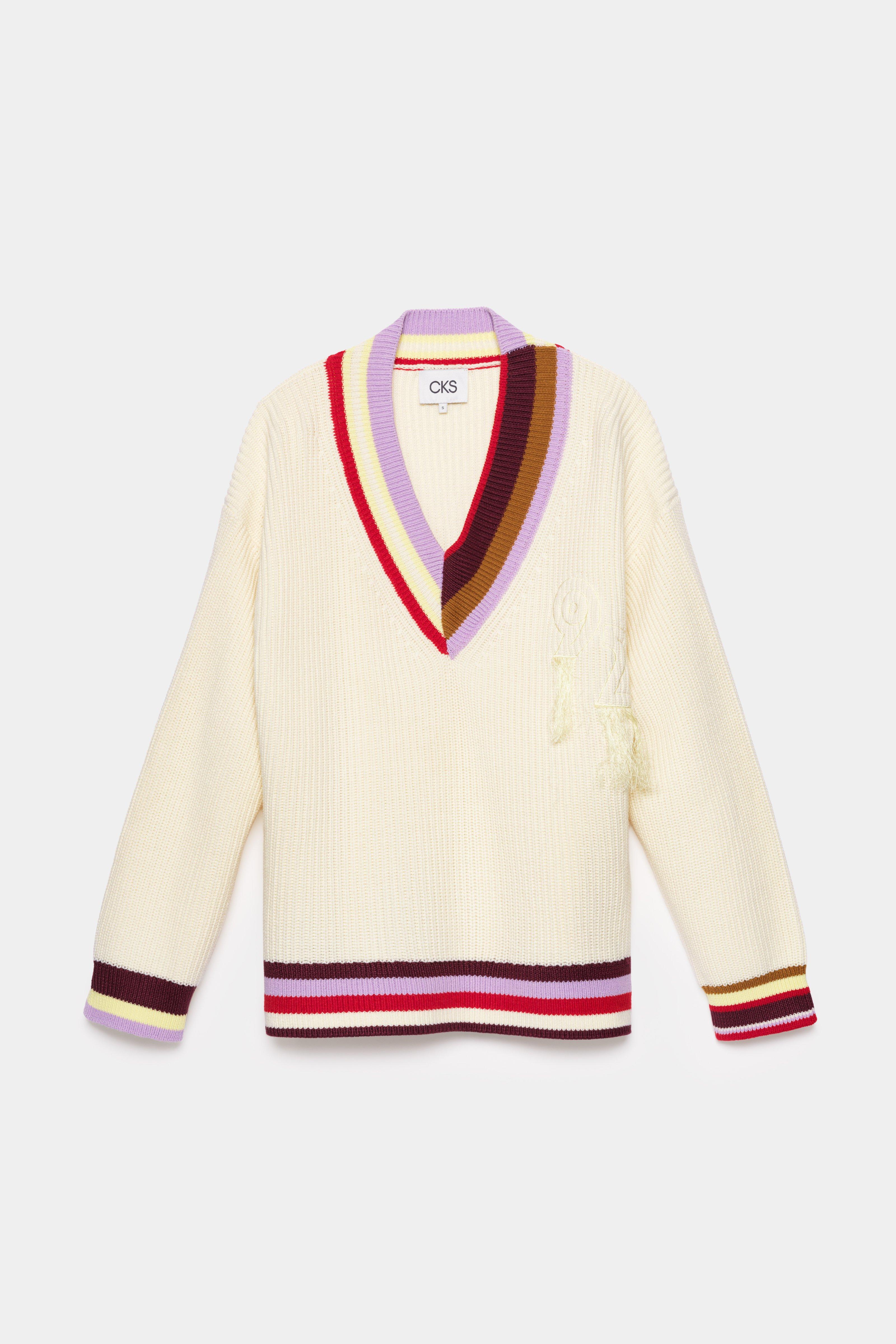 CKS - PRINCETOR - pullover - blanc