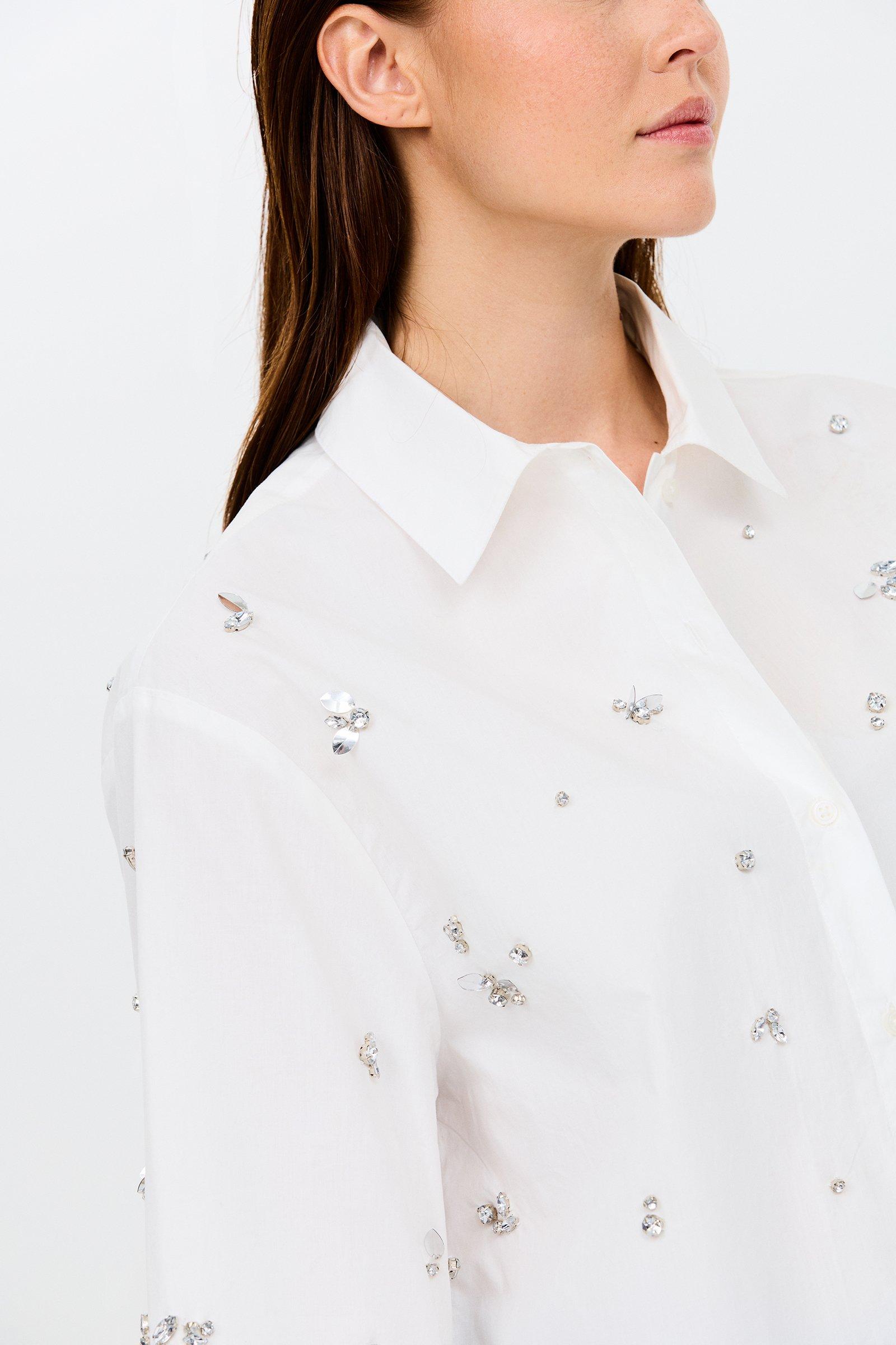 CKS - SELIO - blouse korte mouwen - wit