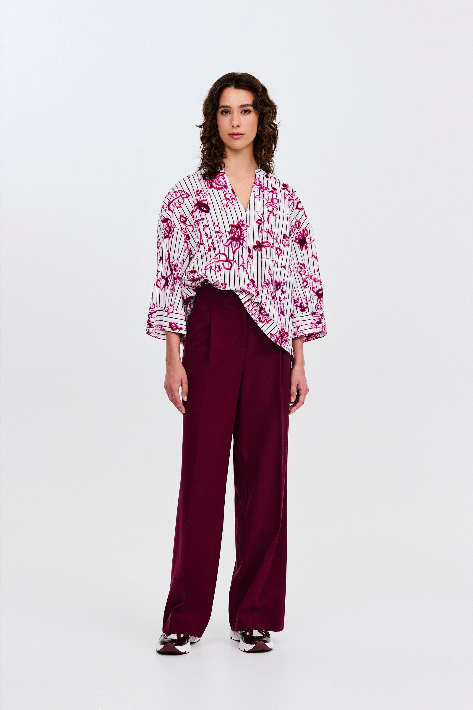 CKS - SILDA - blouse lange mouwen - felrood
