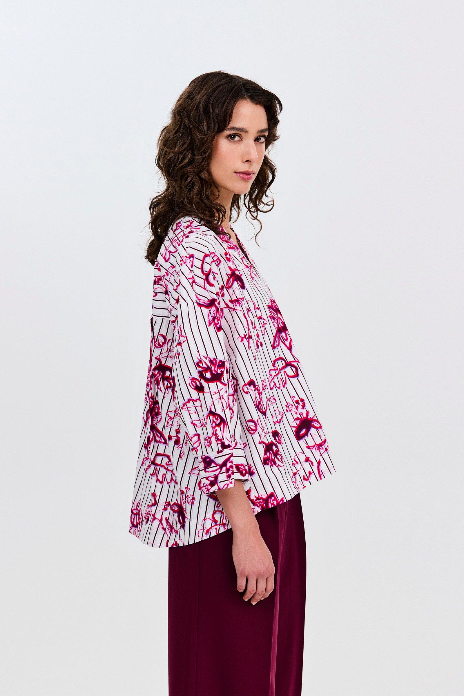 CKS - SILDA - blouse lange mouwen - felrood