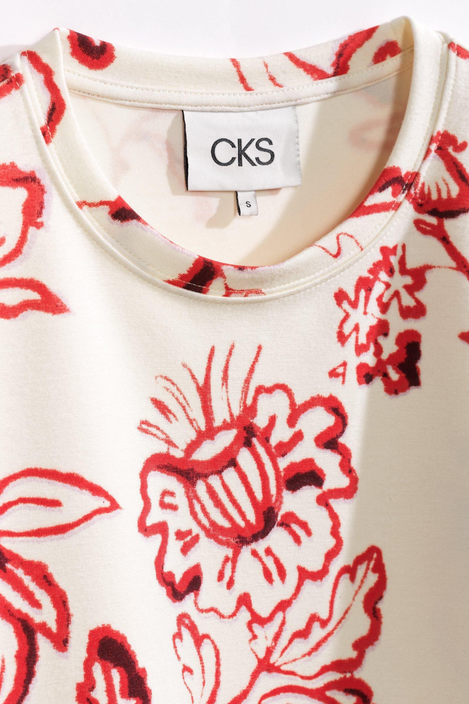 CKS - SARIA - t-shirt korte mouwen - felrood