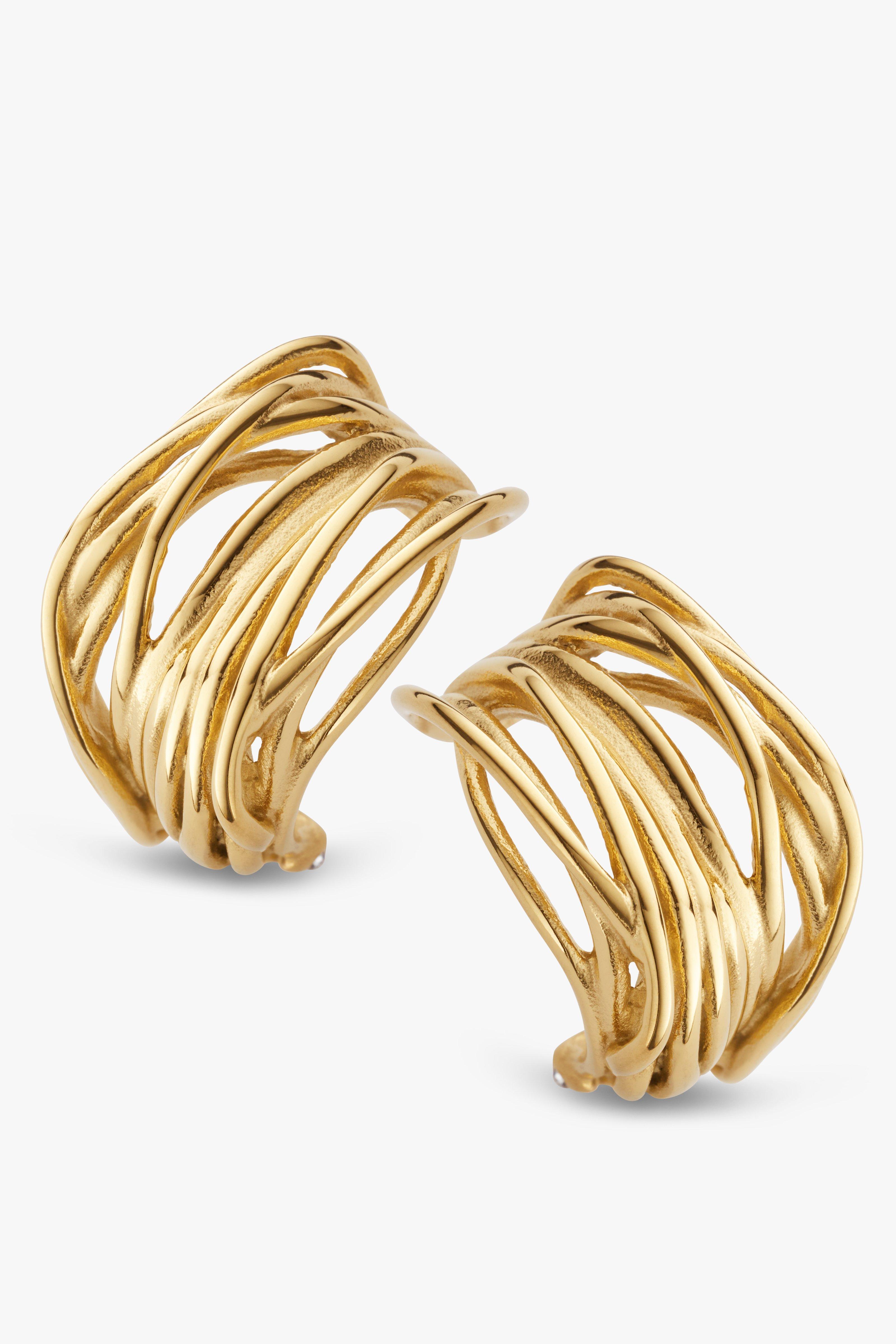 CKS - AMBITIO - boucles d'oreilles - jaune foncé