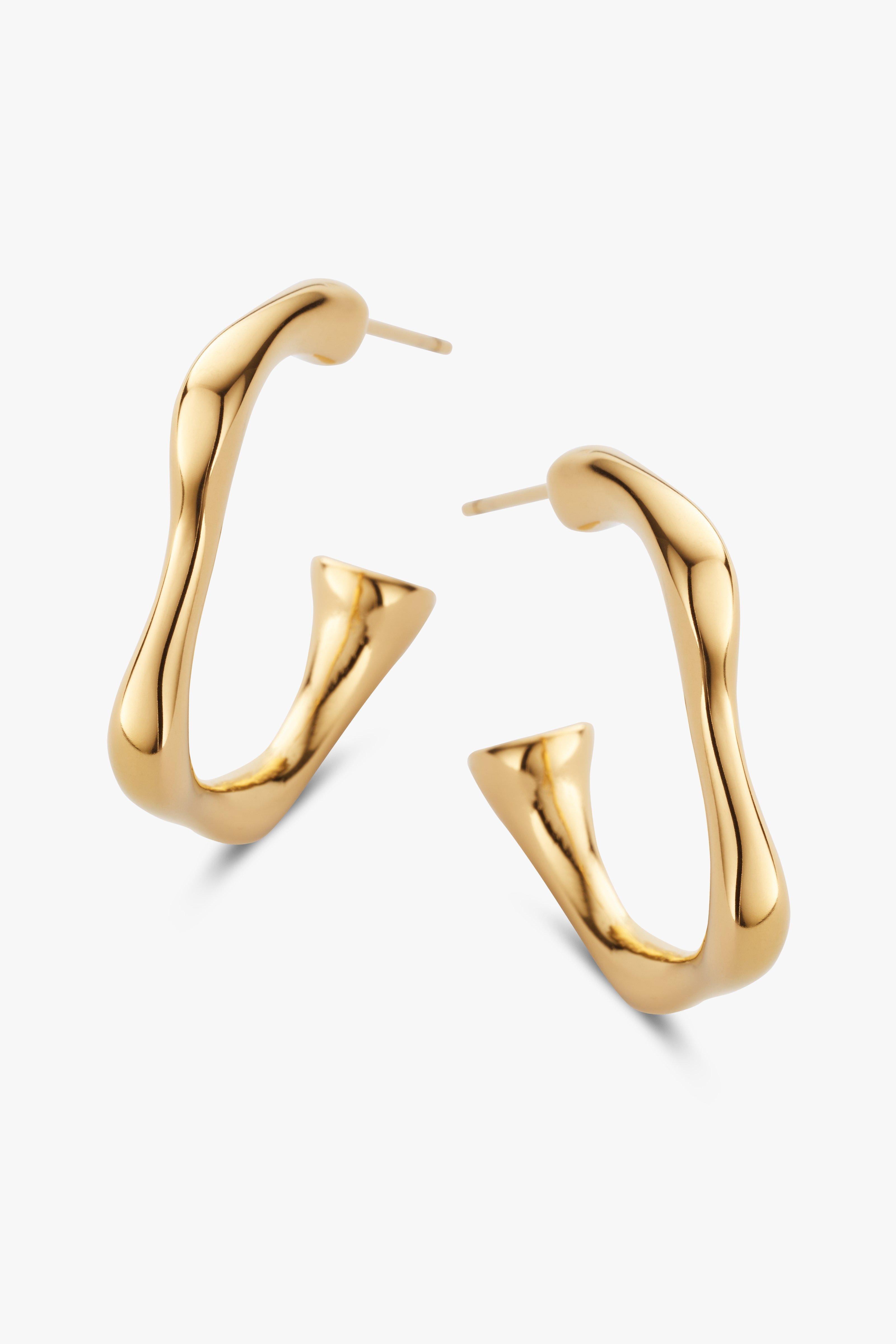 CKS - ANIMUS - boucles d'oreilles - jaune foncé