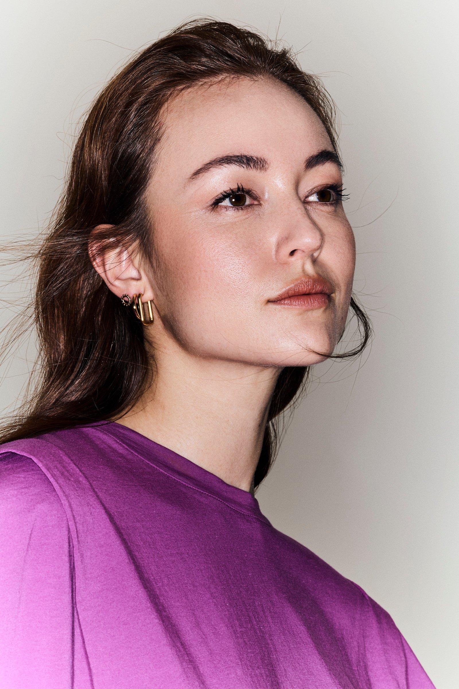 CKS - AUREUS - earrings - dark yellow