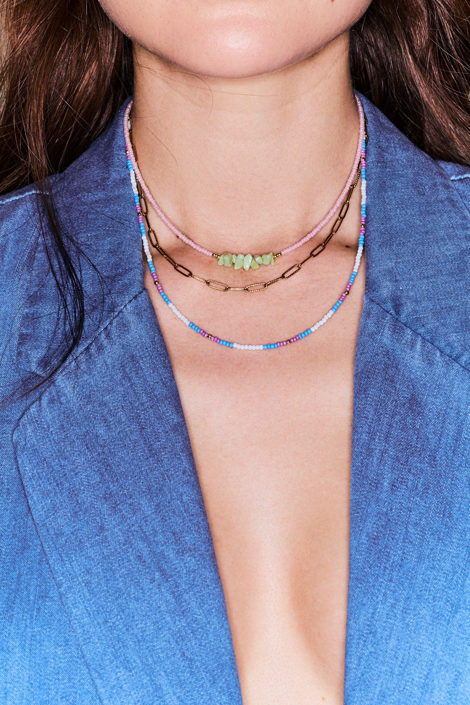 CKS - NOCTIS - collier - jaune foncé