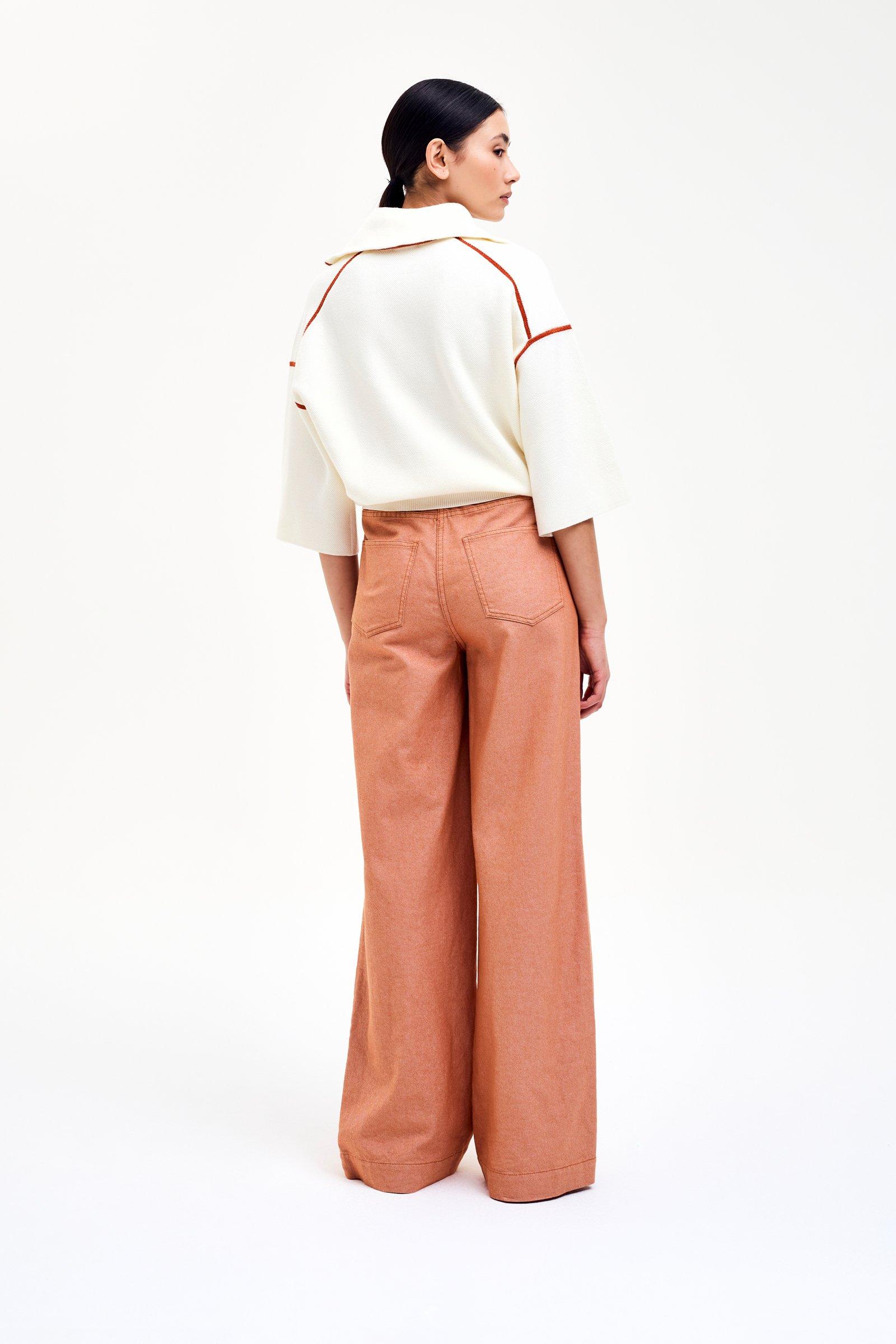 CKS - PLUM - gebreide top - wit