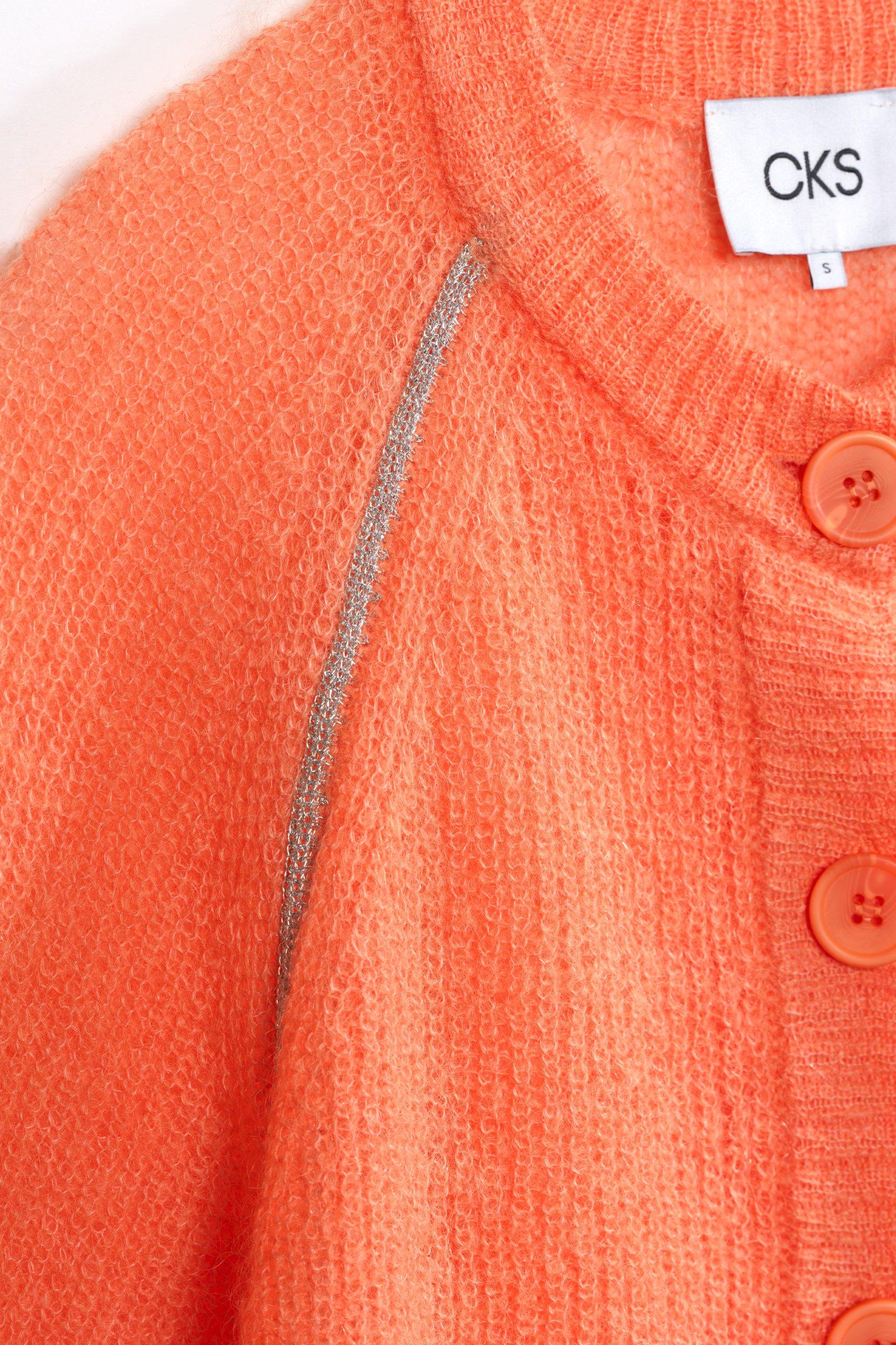 CKS - CARDIHAIR - cardigan - intens oranje