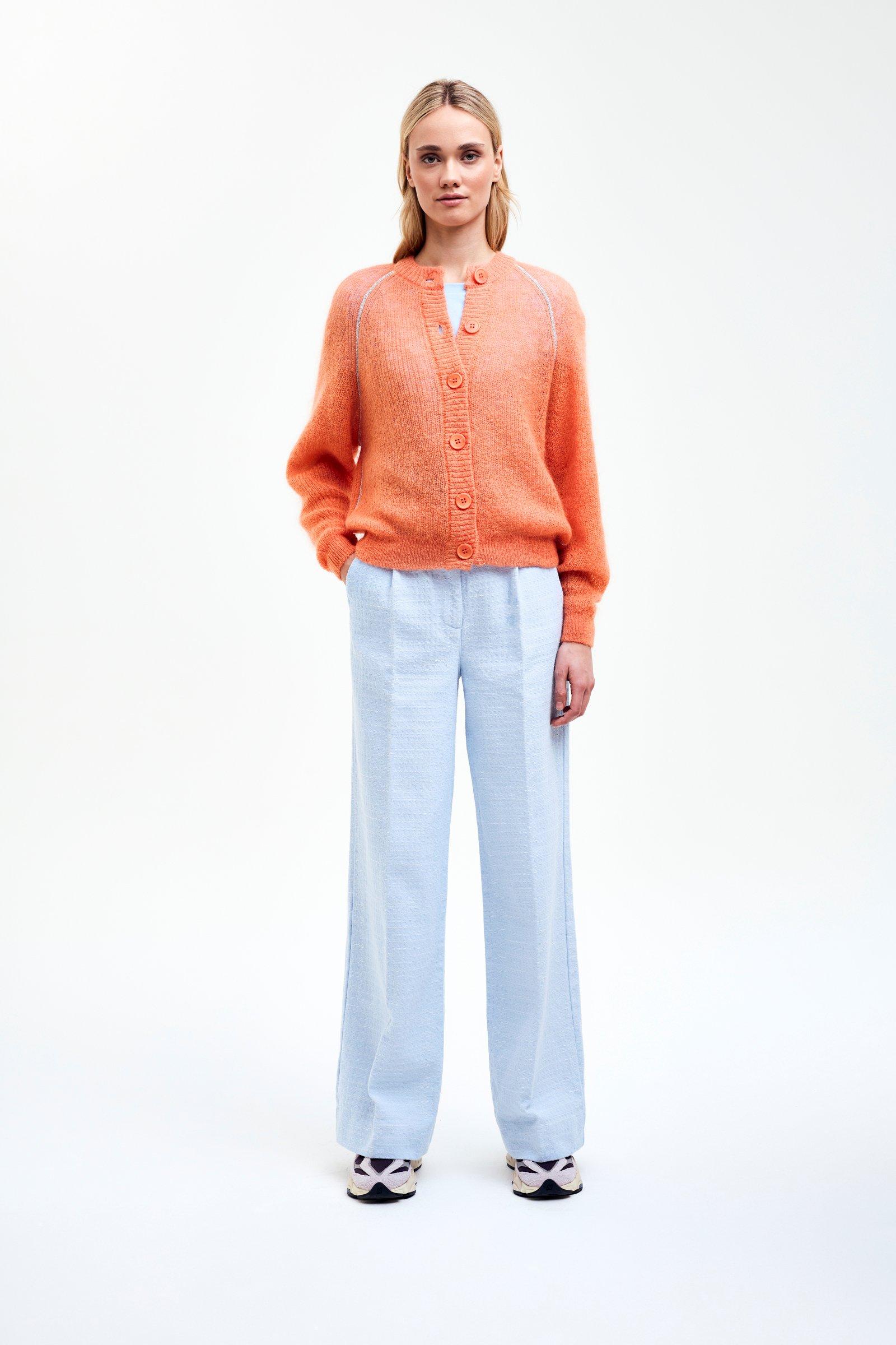 CKS - CARDIHAIR - Strickjacke - Hellorange