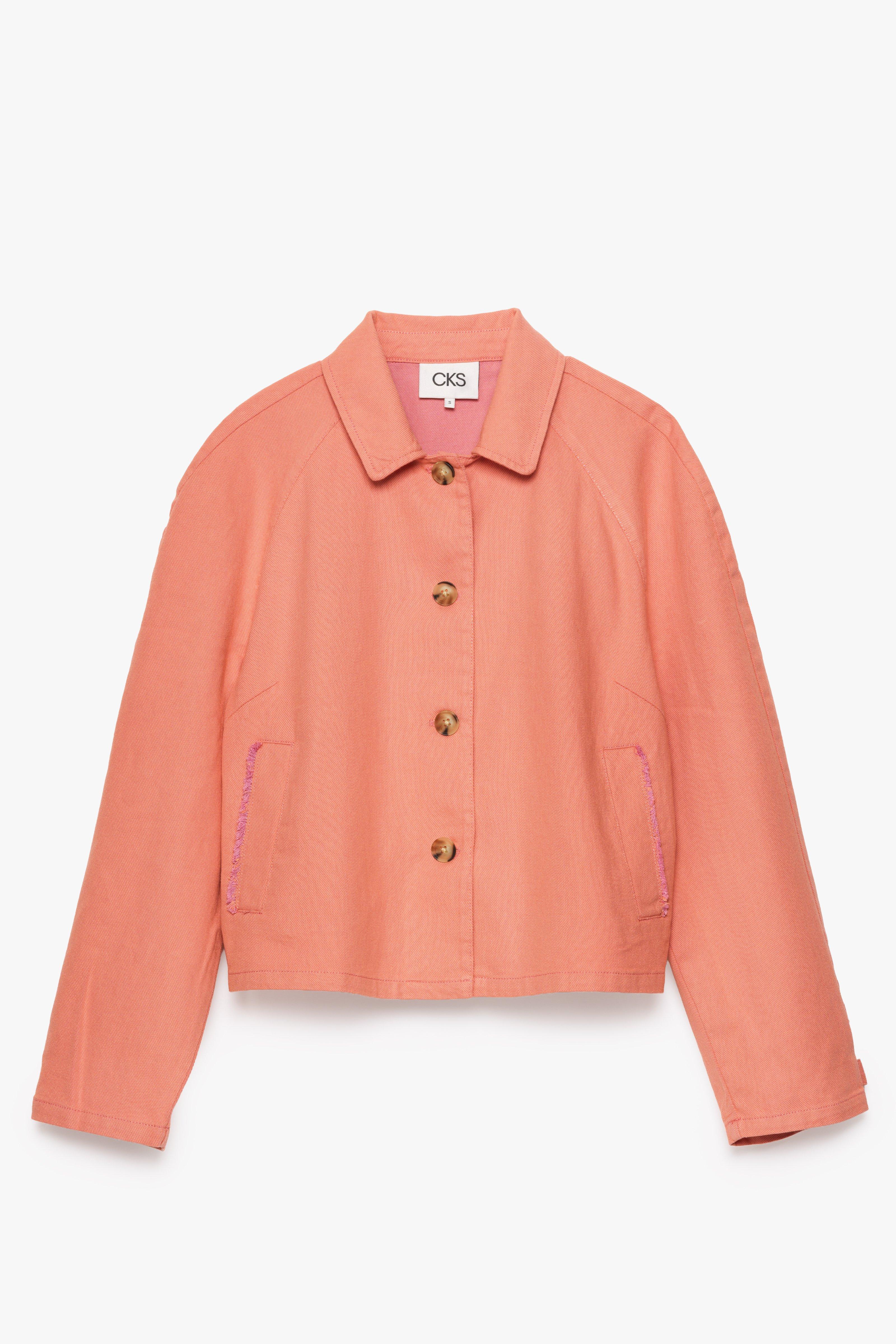 CKS - SAIRA - Jacke Fantasy - Hellorange
