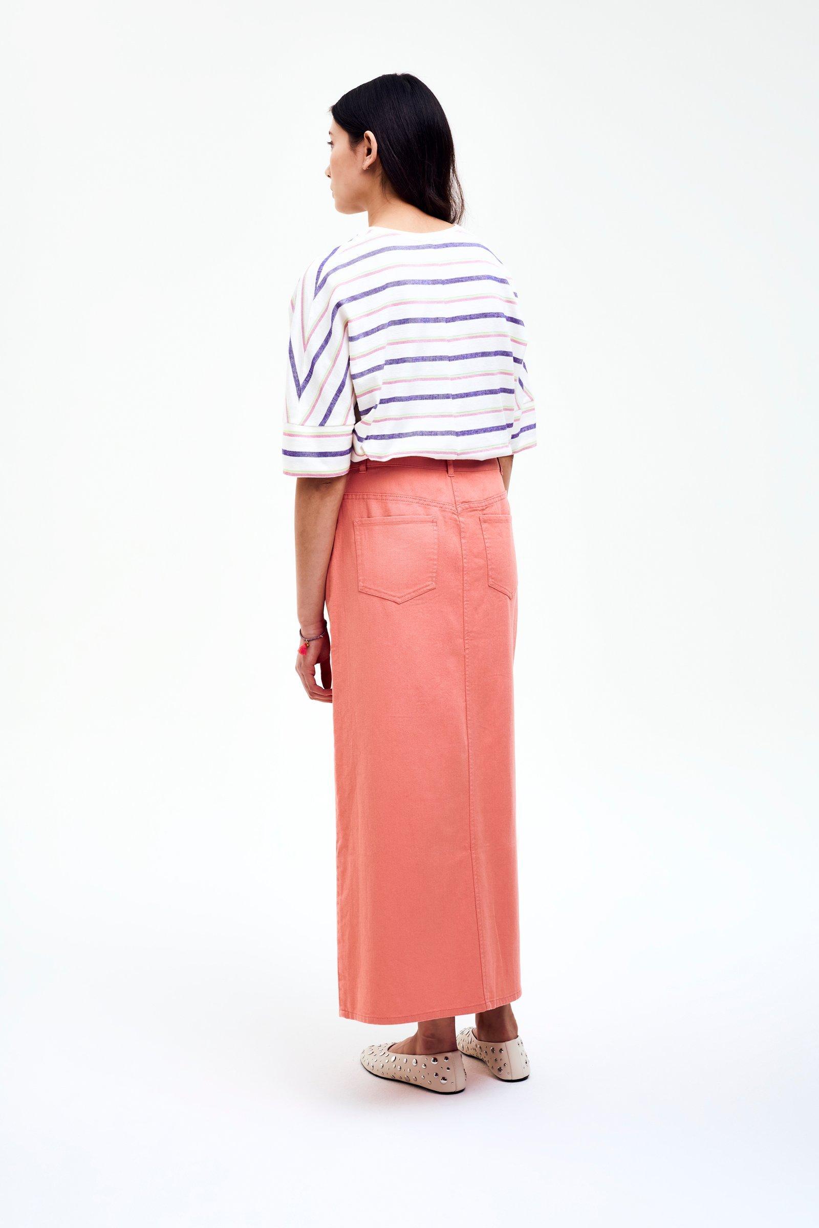 CKS - SKETCHY - long skirt - bright orange